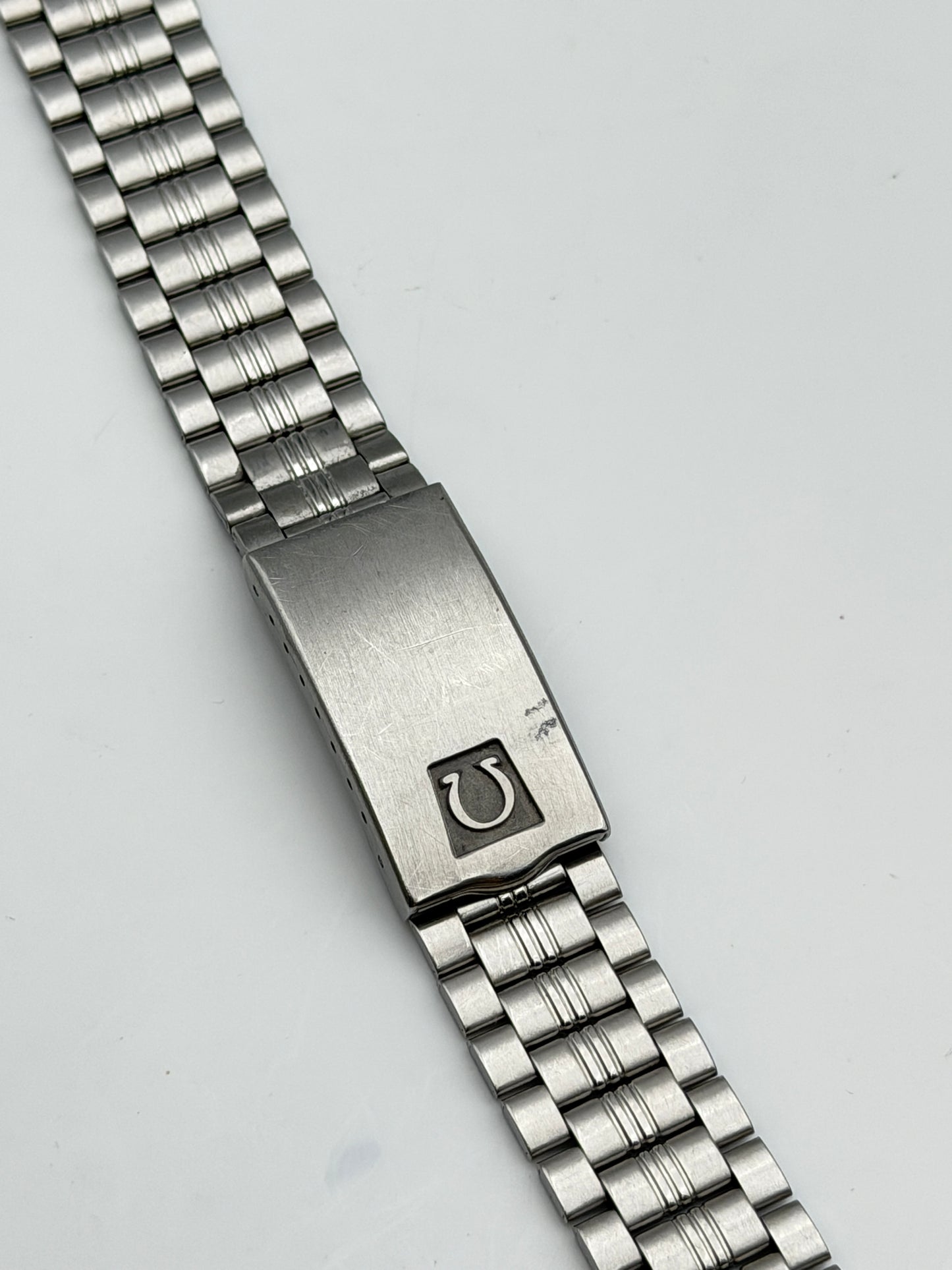 omega 11 18mm bracciale bracelet steel vintage