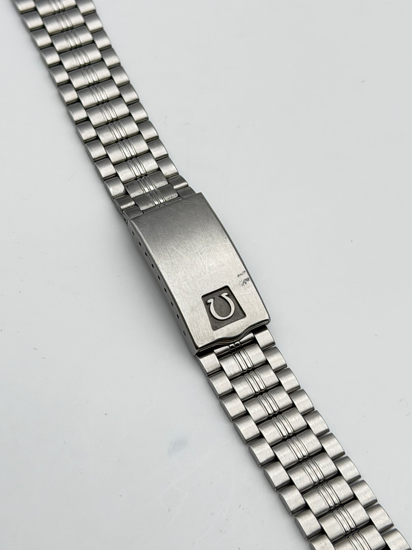 omega 11 18mm bracciale bracelet steel vintage