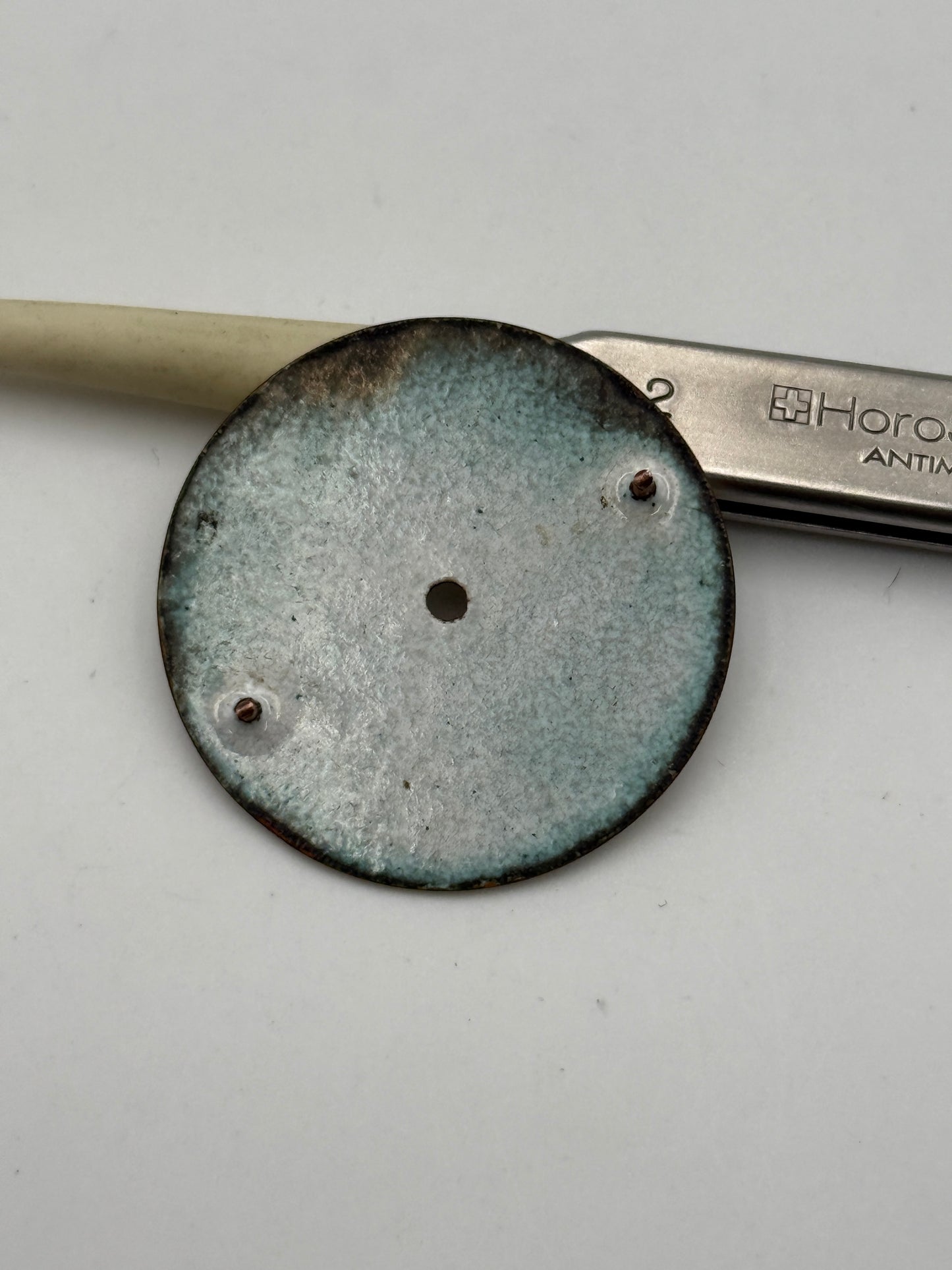 pocket watch dial quadrante porcelain 30.5mm