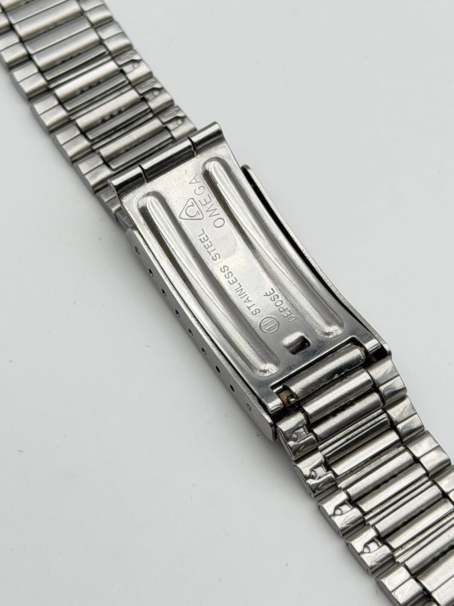 omega 11 18mm bracciale bracelet steel vintage