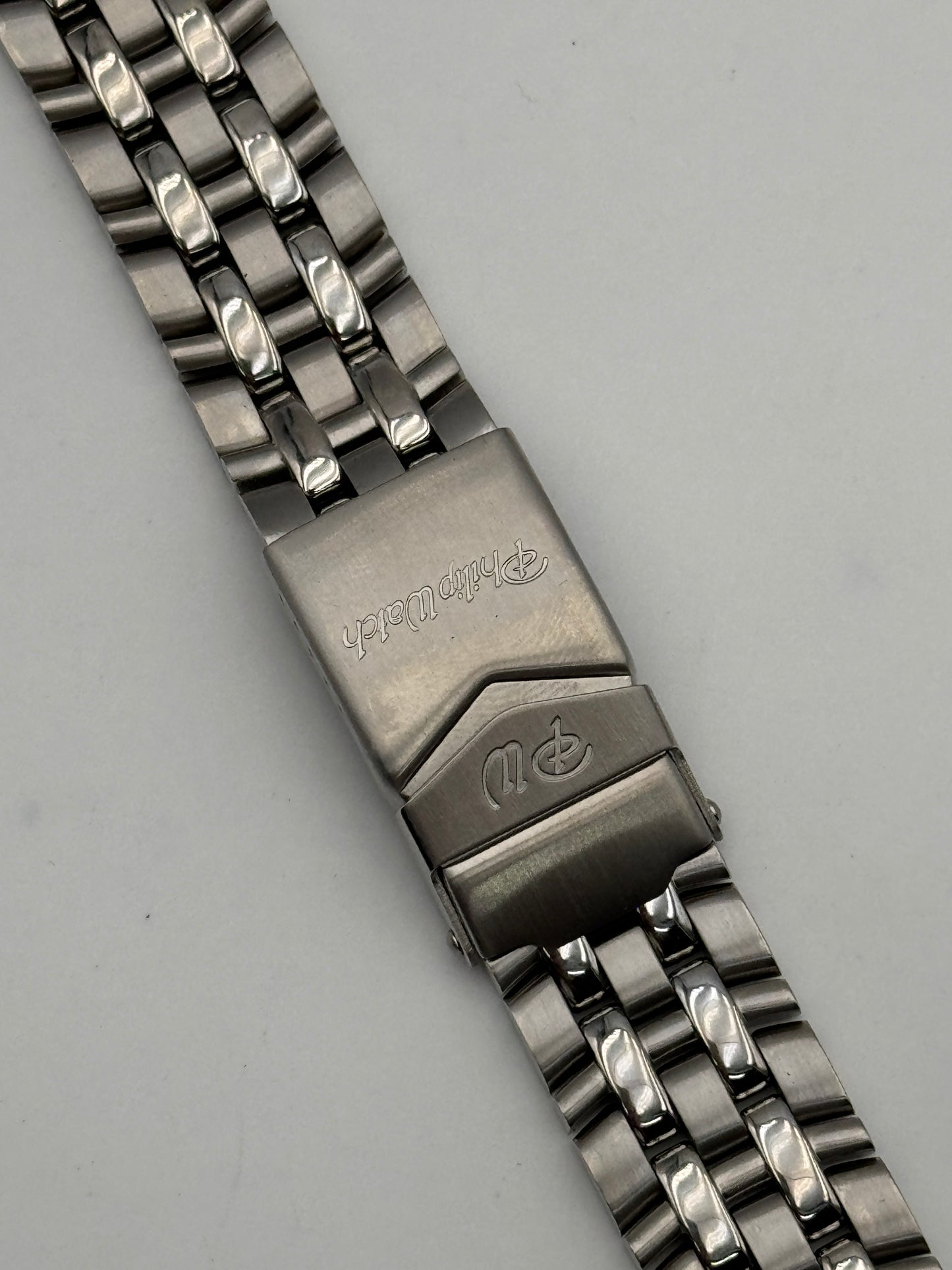 Philip Watch bracciale bracelet cinturino strap acciaio 20mm
