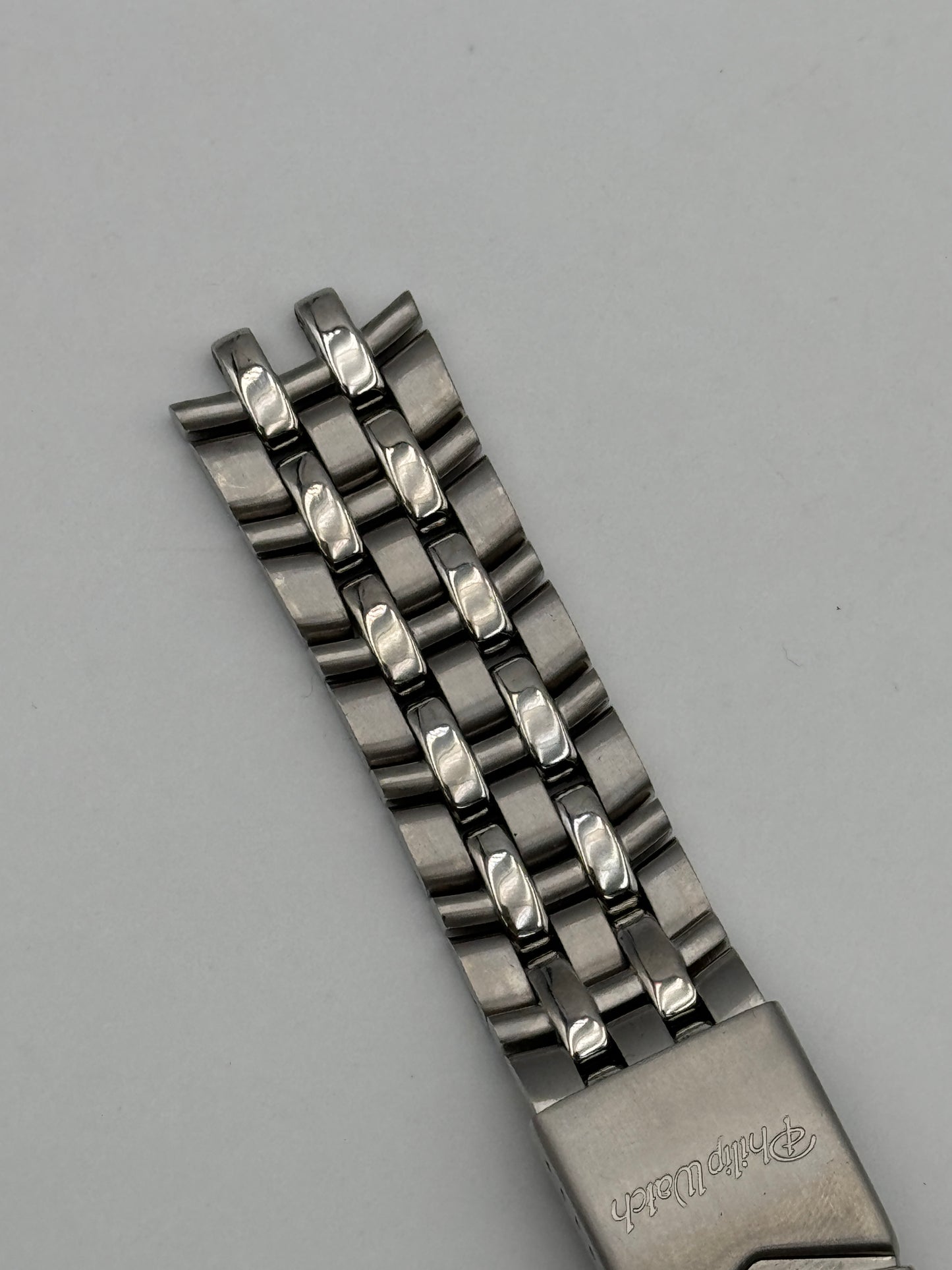 Philip Watch bracciale bracelet cinturino strap acciaio 20mm