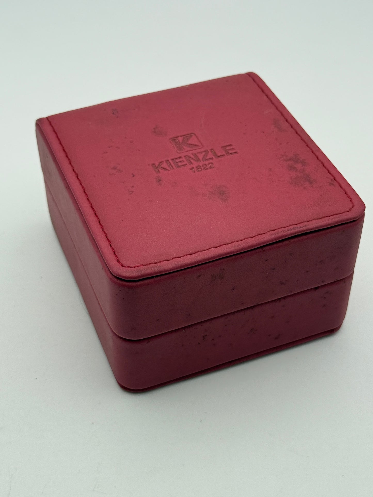 kienzle watch box scatola vintage red chronogrpah