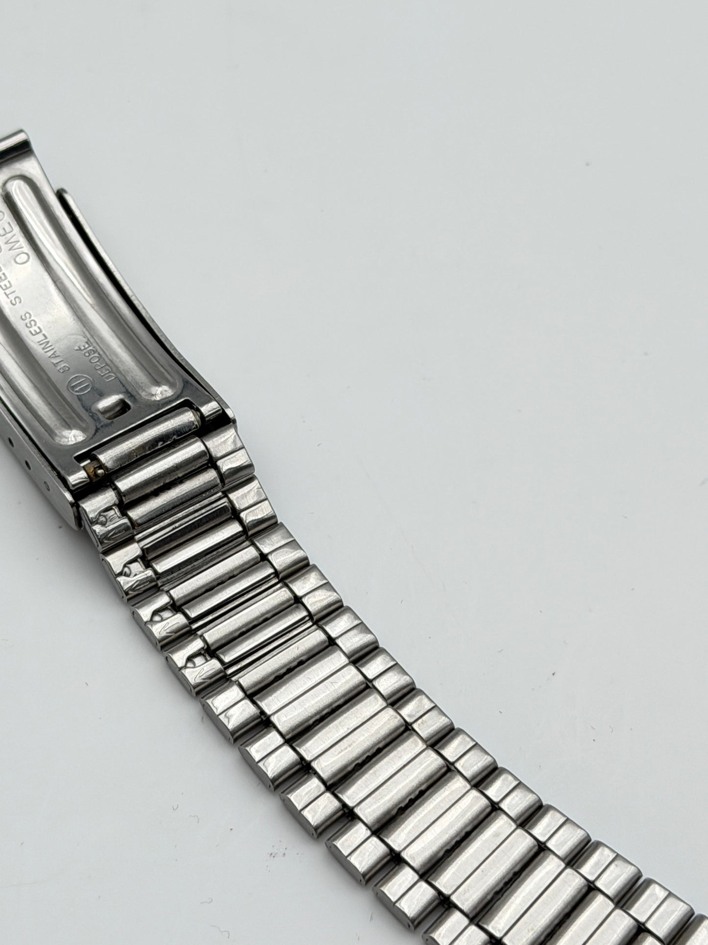 omega 11 18mm bracciale bracelet steel vintage