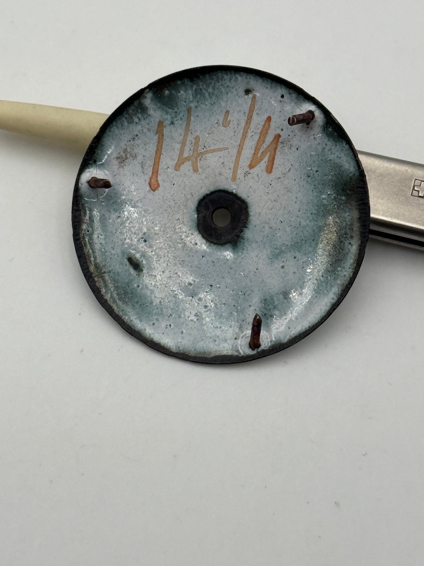 pocket watch dial quadrante porcelain 32.5mm