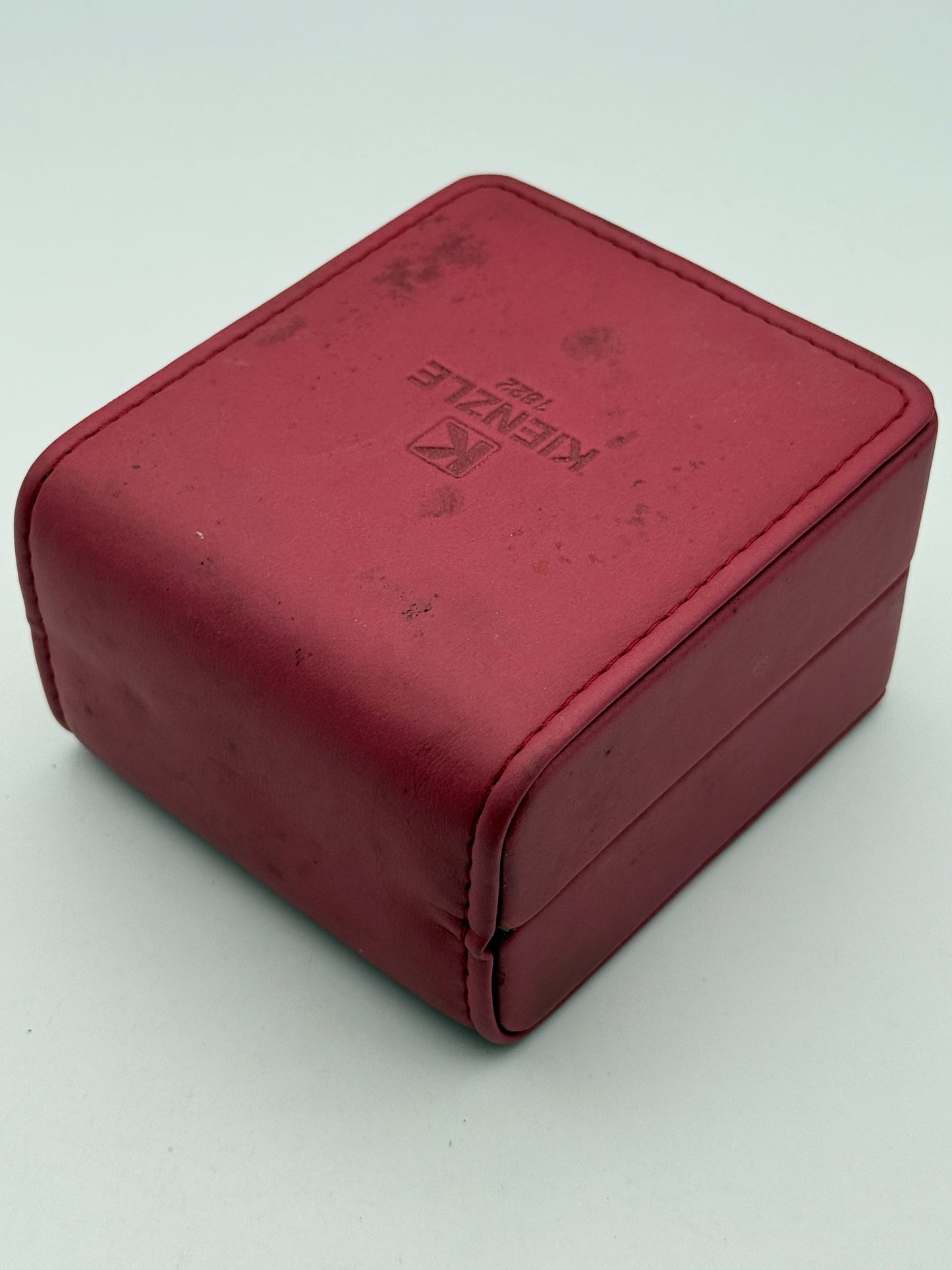 kienzle watch box scatola vintage red chronogrpah