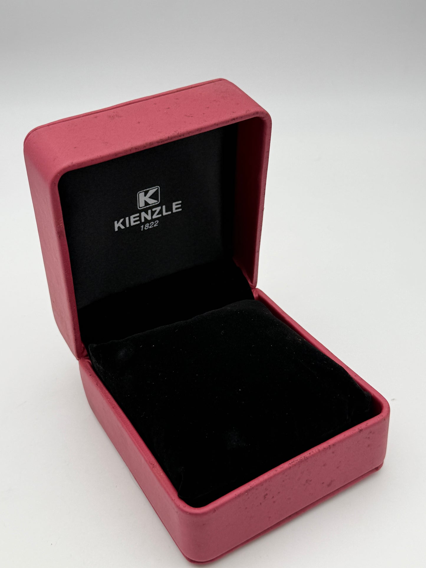 kienzle watch box scatola vintage red chronogrpah