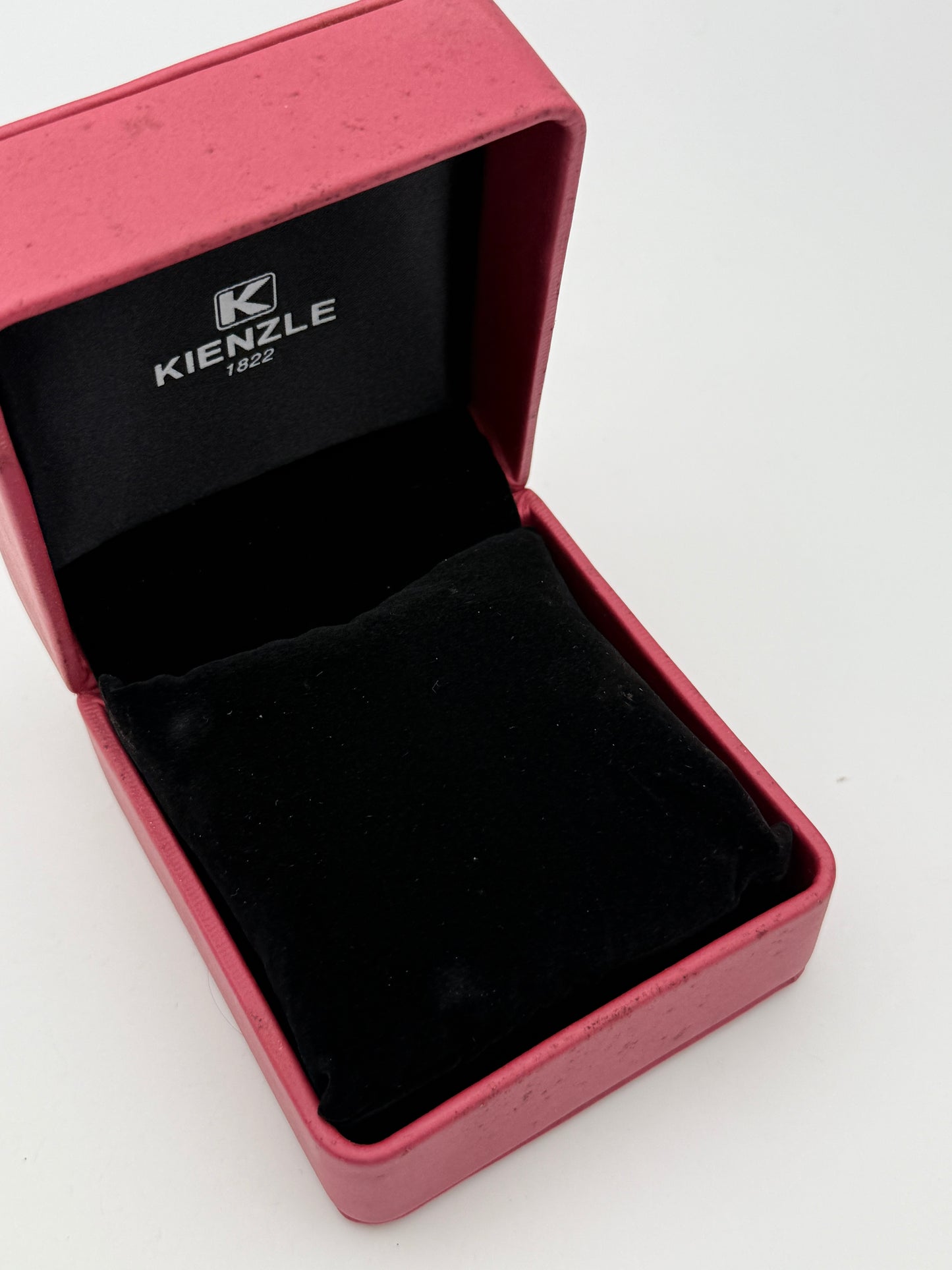 kienzle watch box scatola vintage red chronogrpah
