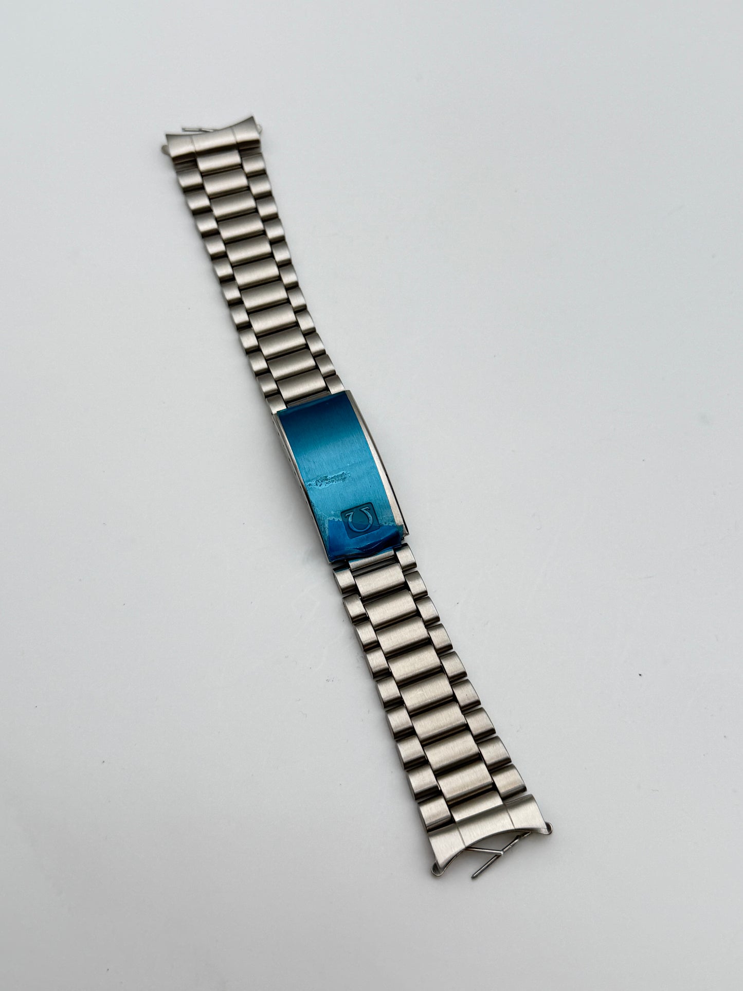 omega nos 1171-1 32 633 20mm bracciale bracelet steel vintage