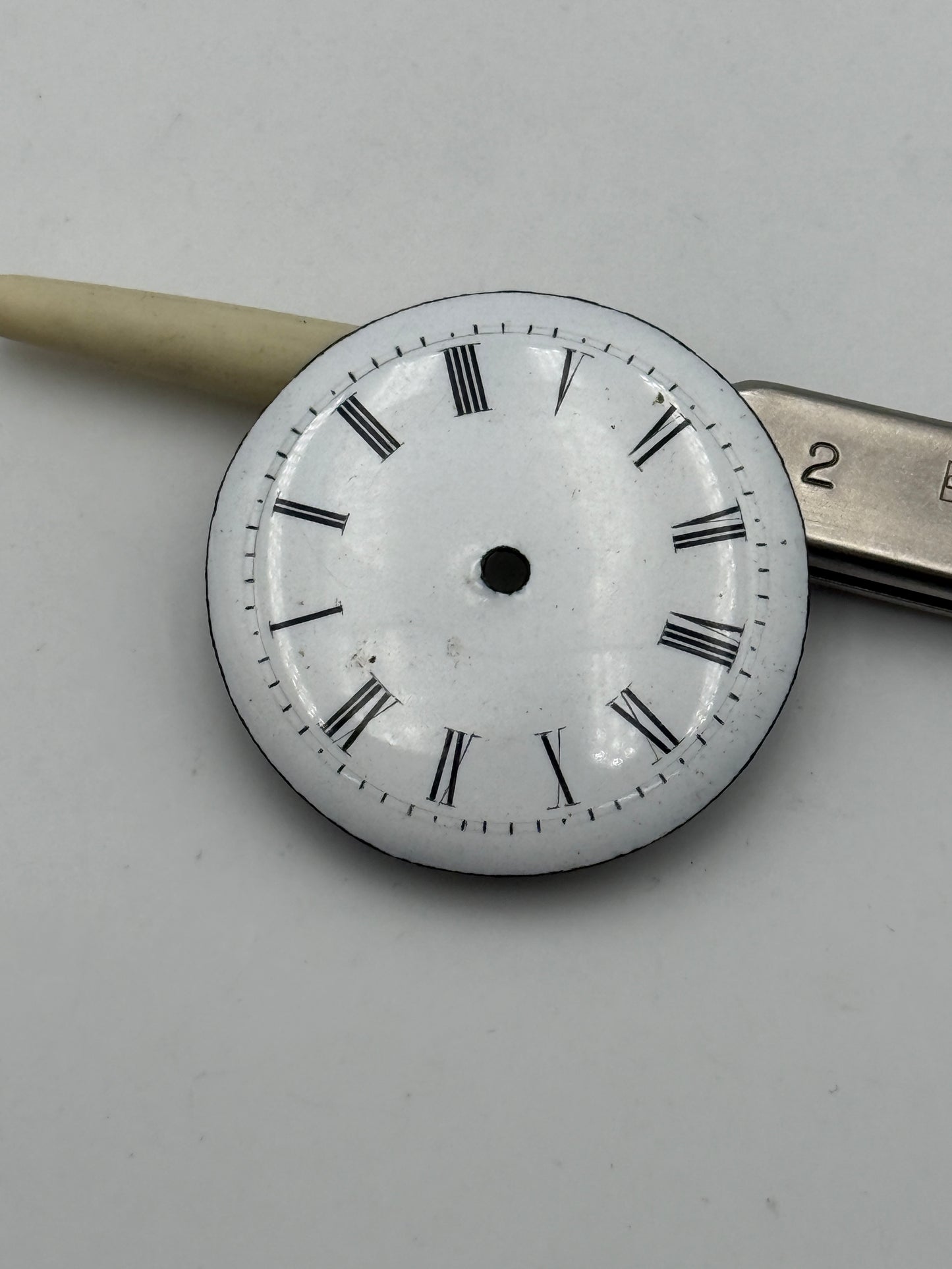 pocket watch dial quadrante porcelain 29.5mm