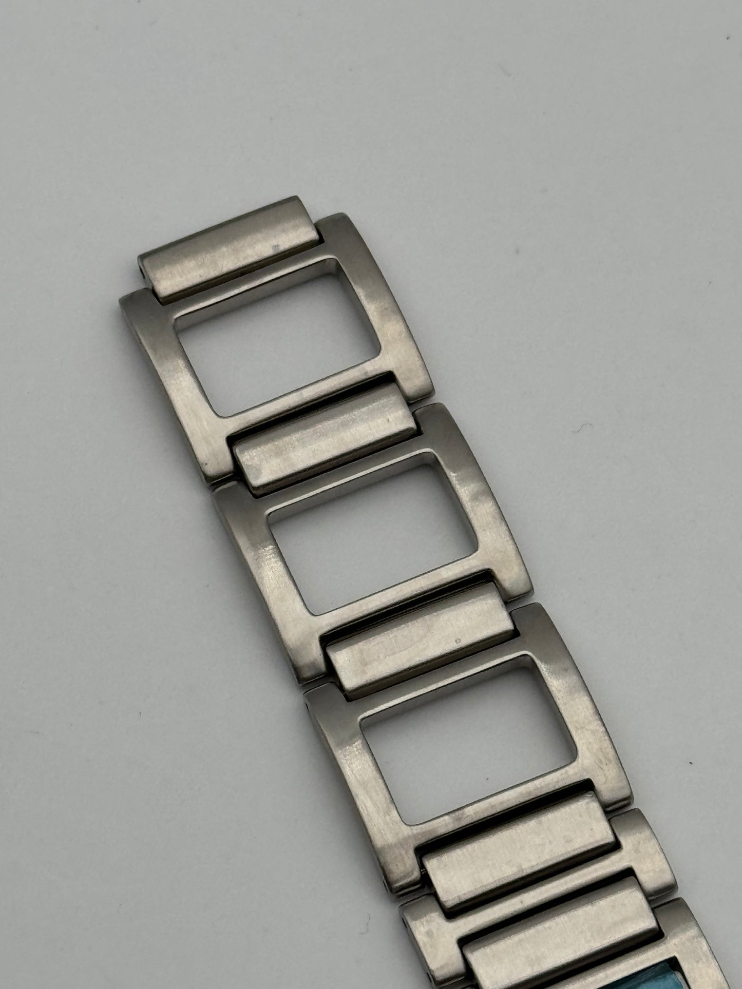 rg bracelet bracciale acciaio cinturino leather 24mm