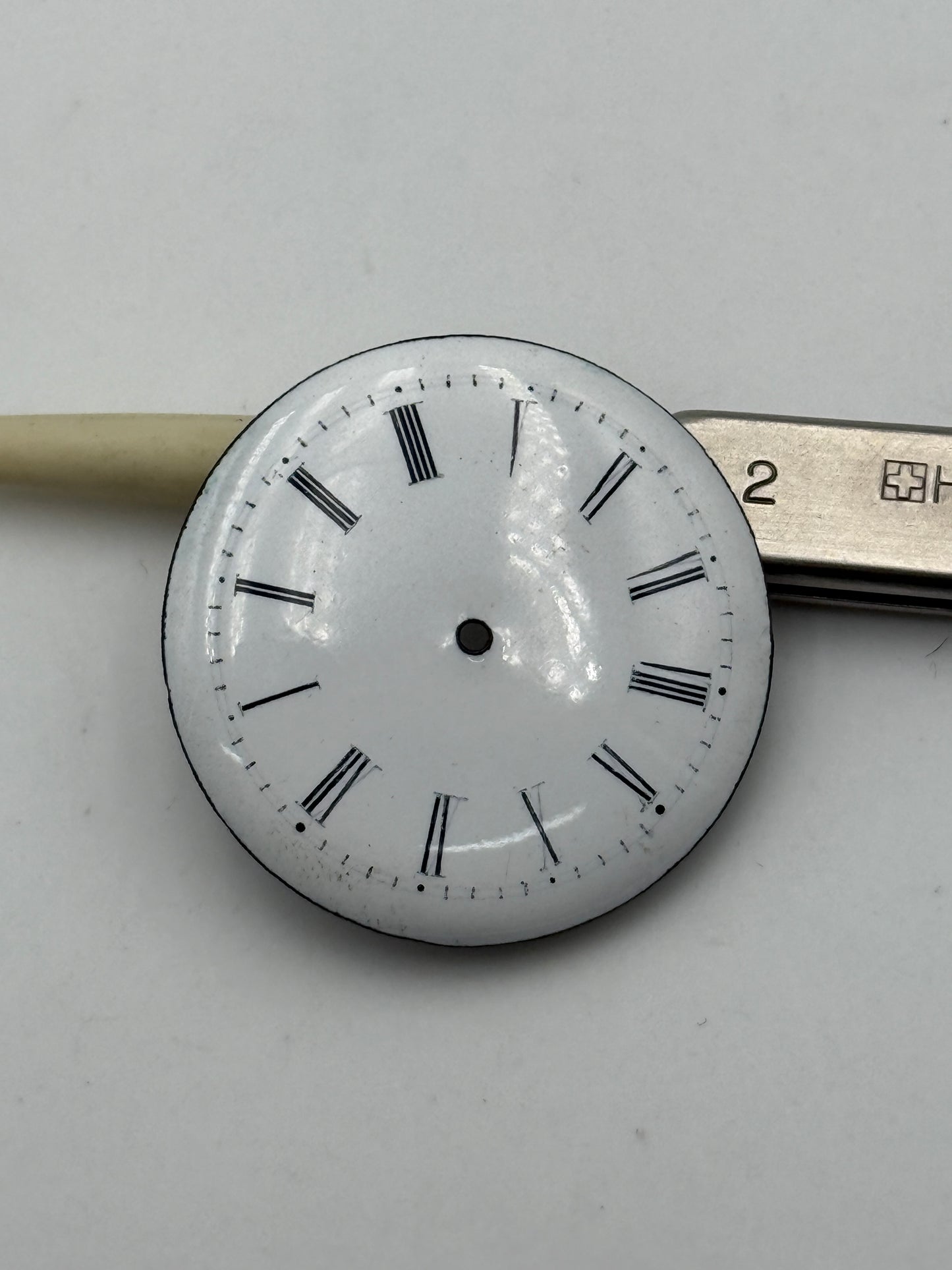 pocket watch dial quadrante porcelain 30mm