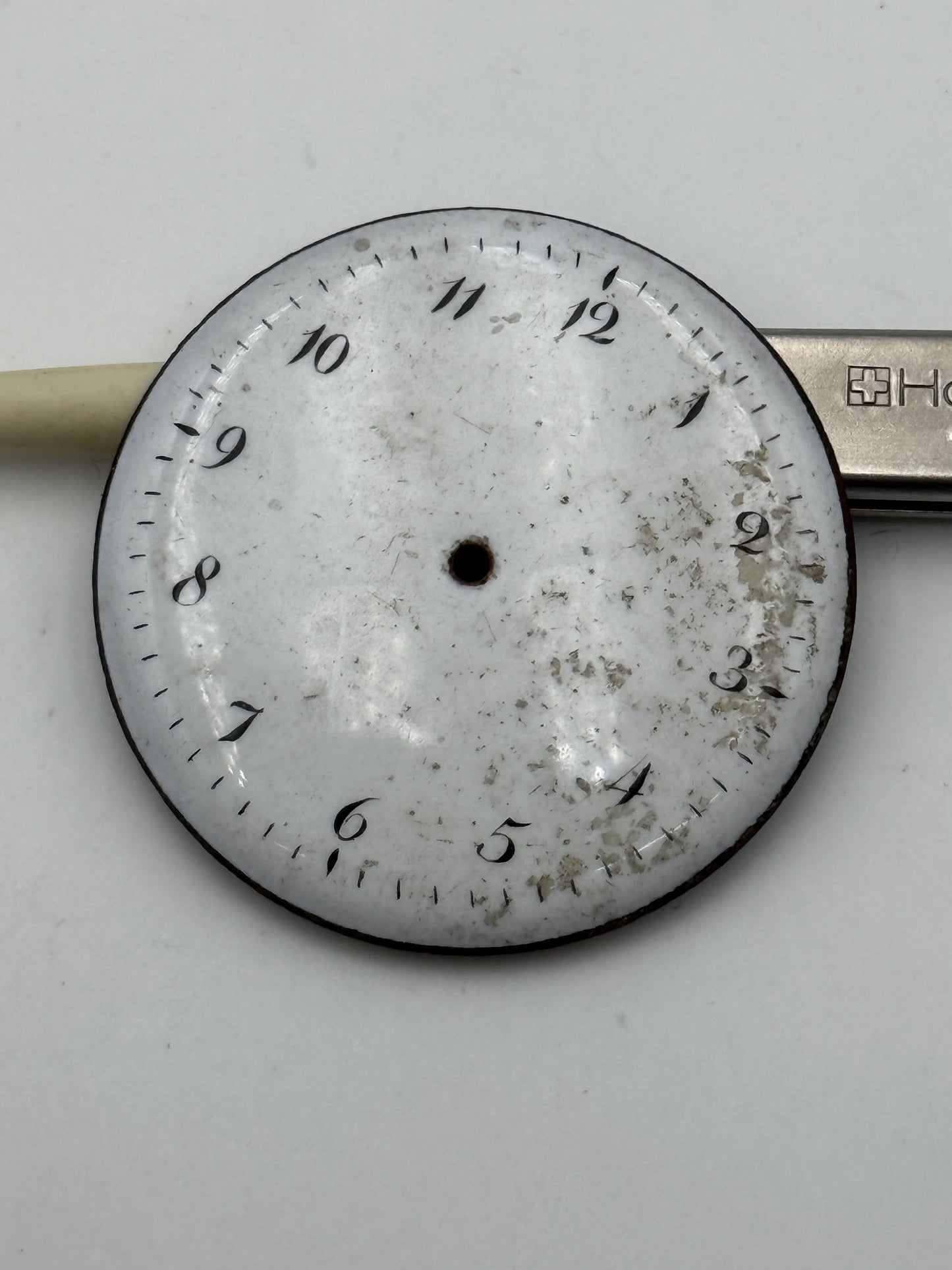 pocket watch dial quadrante porcelain 37.8mm