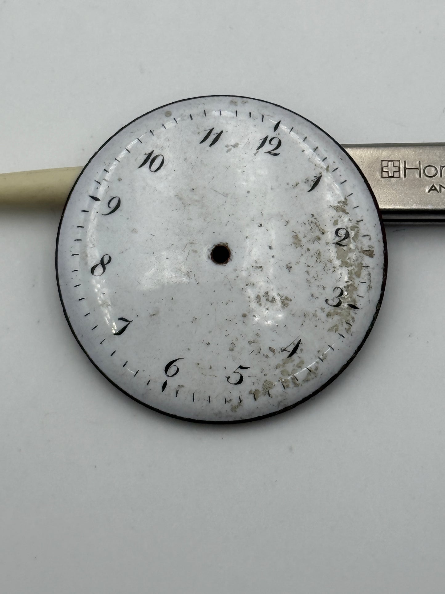 pocket watch dial quadrante porcelain 37.8mm