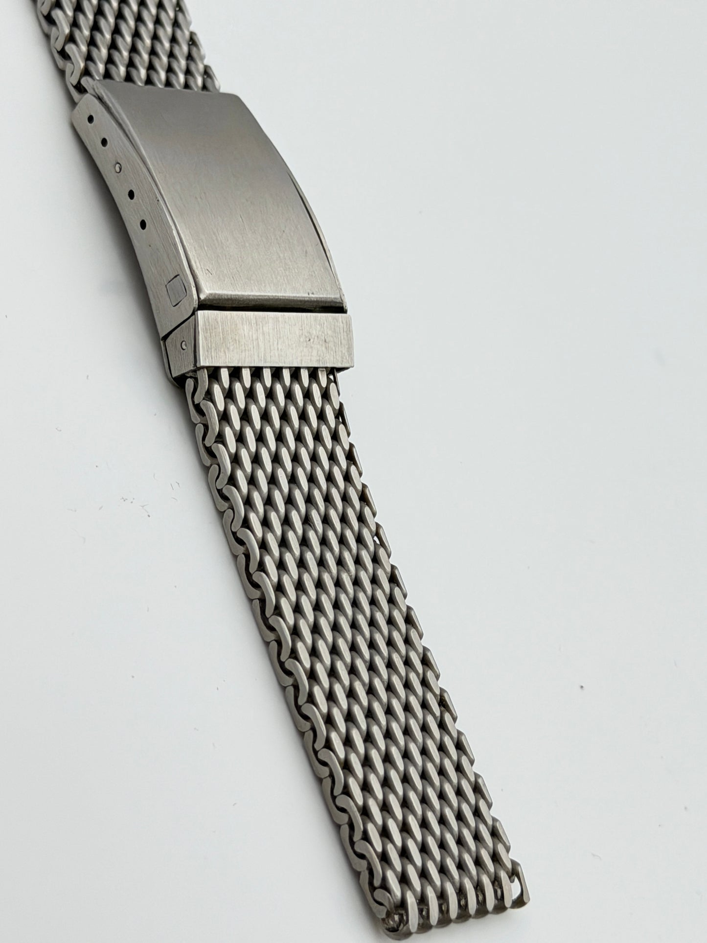 swiss made mesh ploprof 20mm bracciel bracelet steel rare