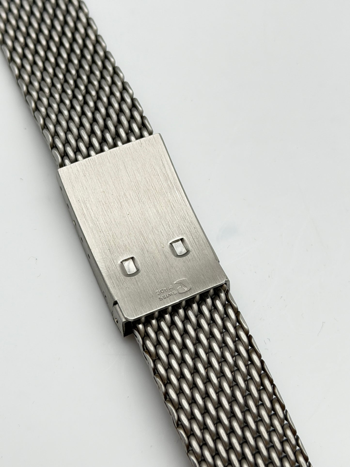swiss made mesh ploprof 20mm bracciel bracelet steel rare