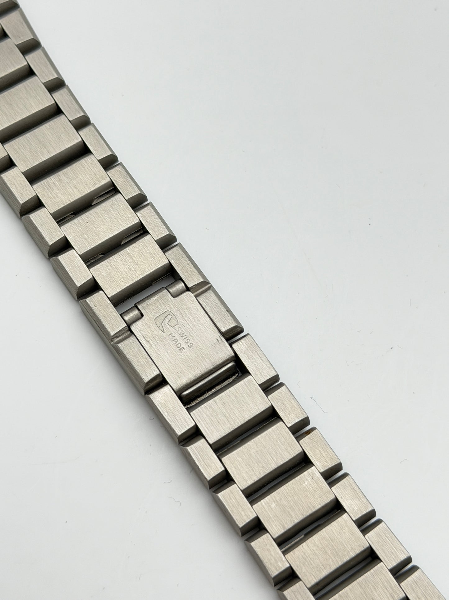 swiss made 22mm zenith tv el primero bracciale bracelet steel rare