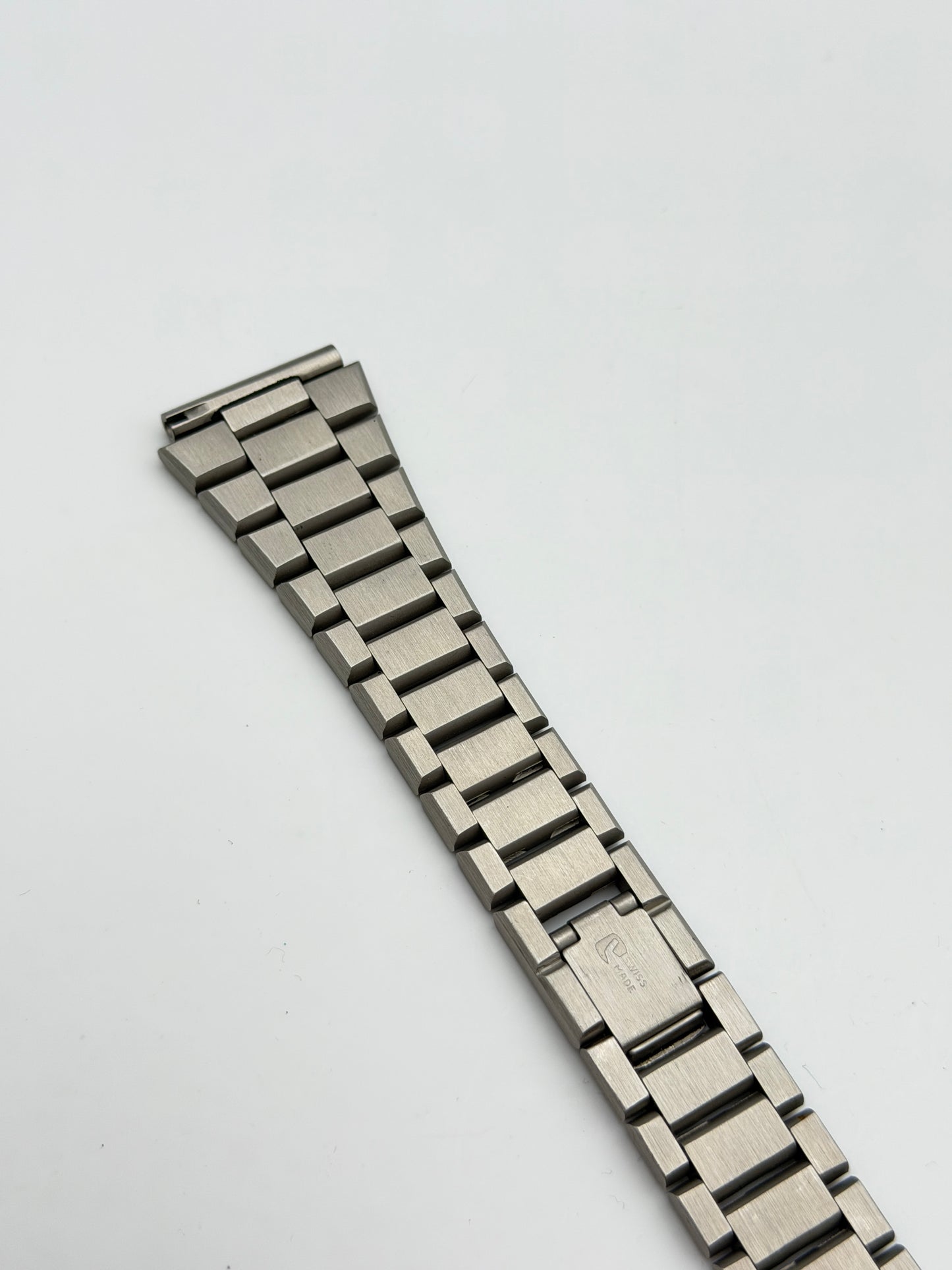 swiss made 22mm zenith tv el primero bracciale bracelet steel rare
