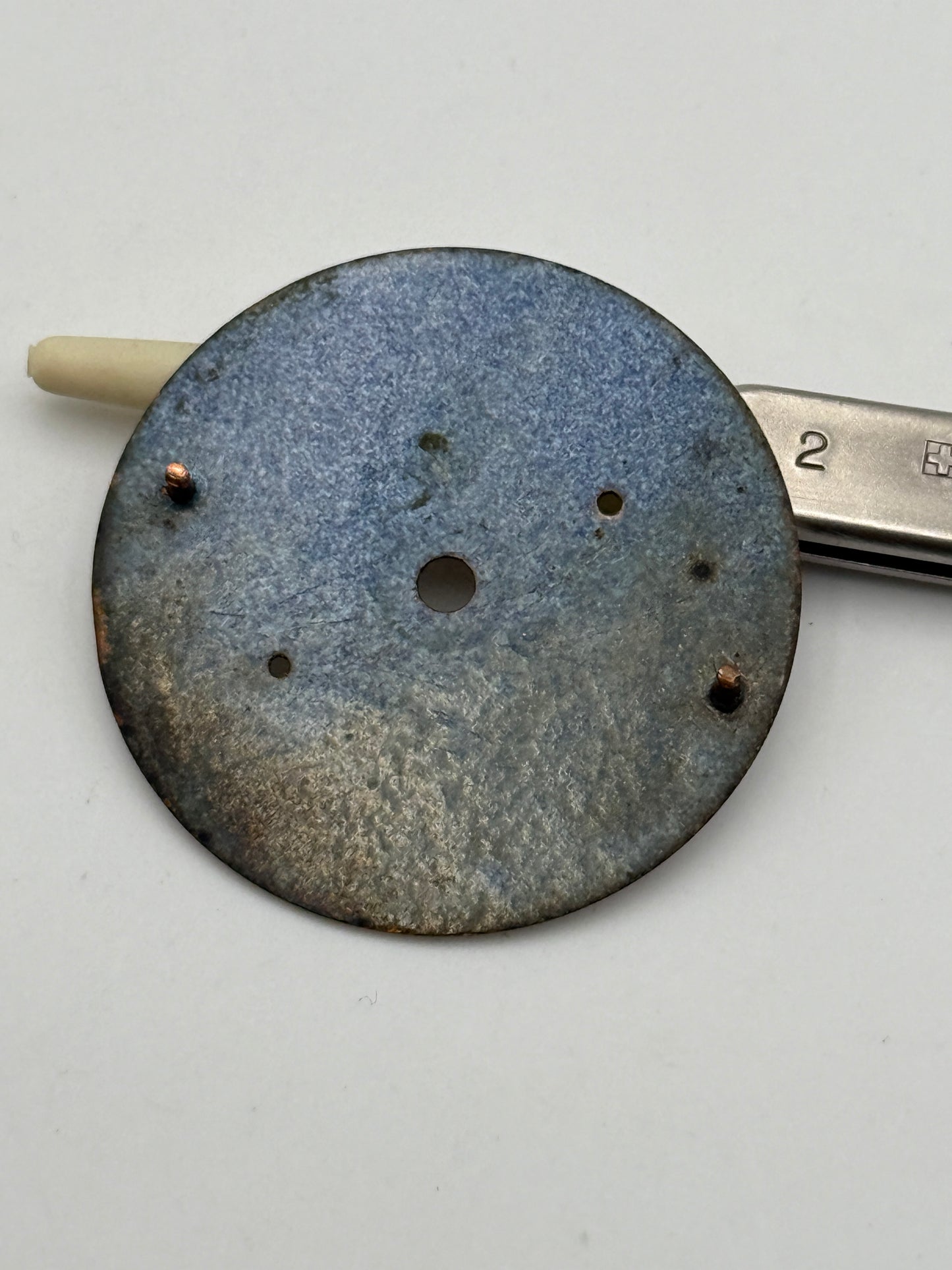 chrono dial quadrante vintage porcelain 37,7-29,6mm