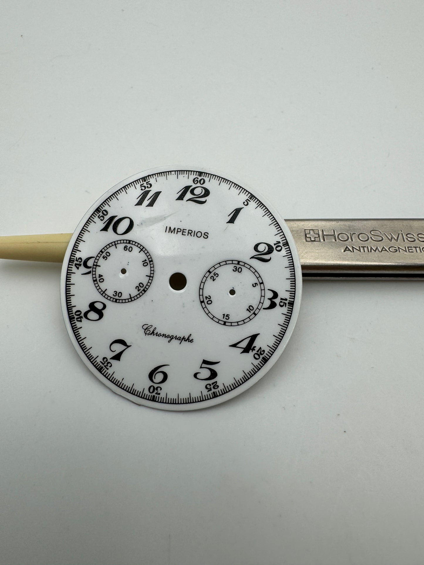 Imperios landeron chrono crono dial quadrante 34mm