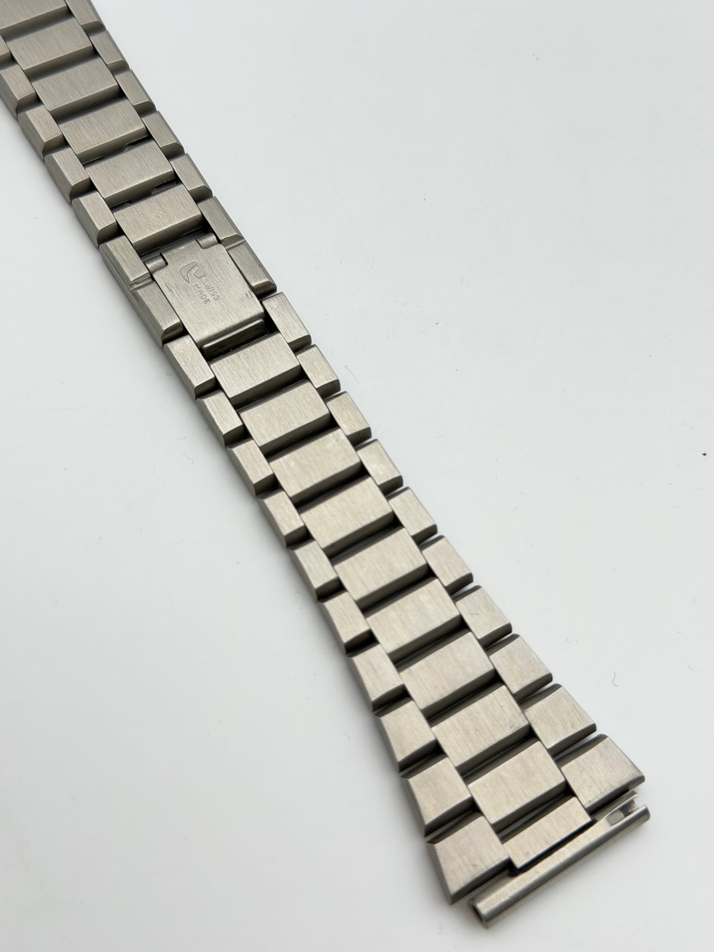 swiss made 22mm zenith tv el primero bracciale bracelet steel rare