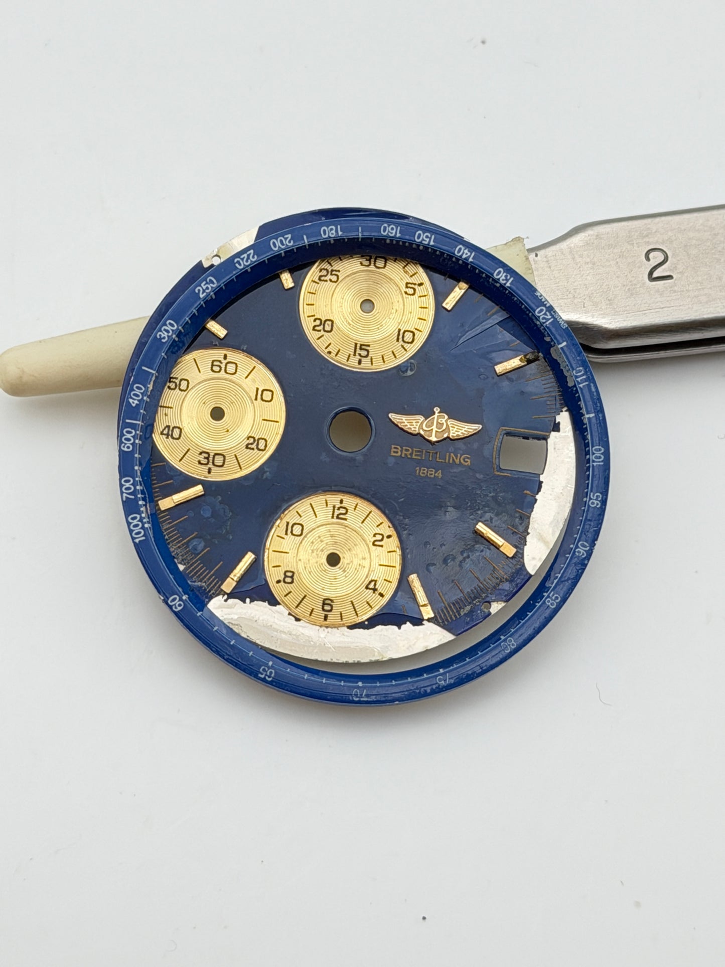 breitling chronomat 7750 28.2mm dial quadrante
