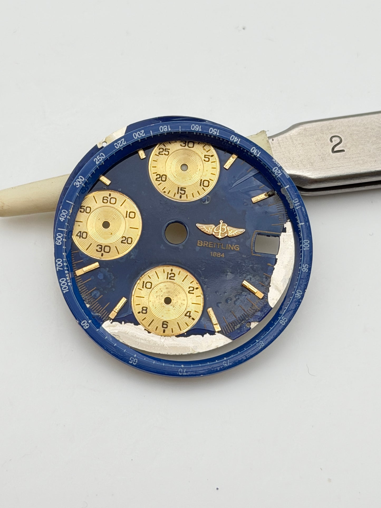breitling chronomat 7750 28.2mm dial quadrante