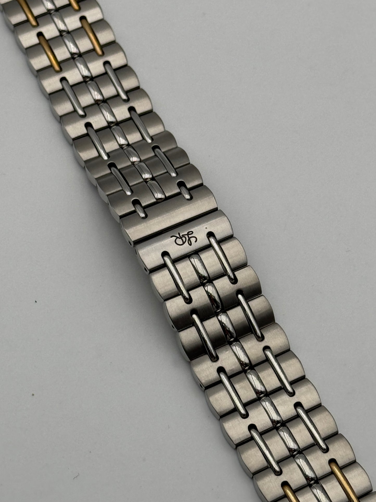 Lucien Rochat bracciale bracelet 18mm steel and gold 18kt
