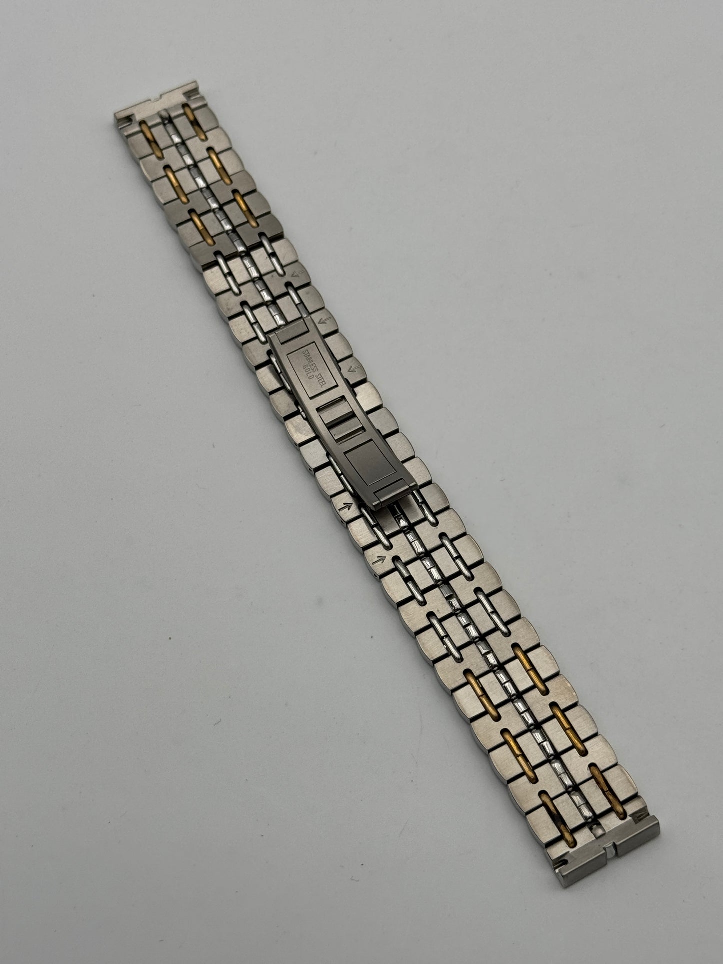 Lucien Rochat bracciale bracelet 18mm steel and gold 18kt