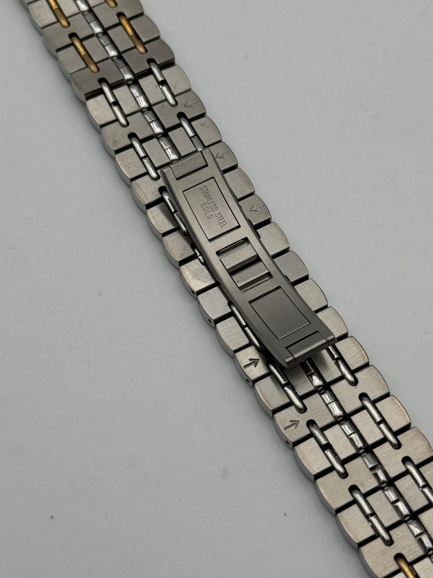 Lucien Rochat bracciale bracelet 18mm steel and gold 18kt