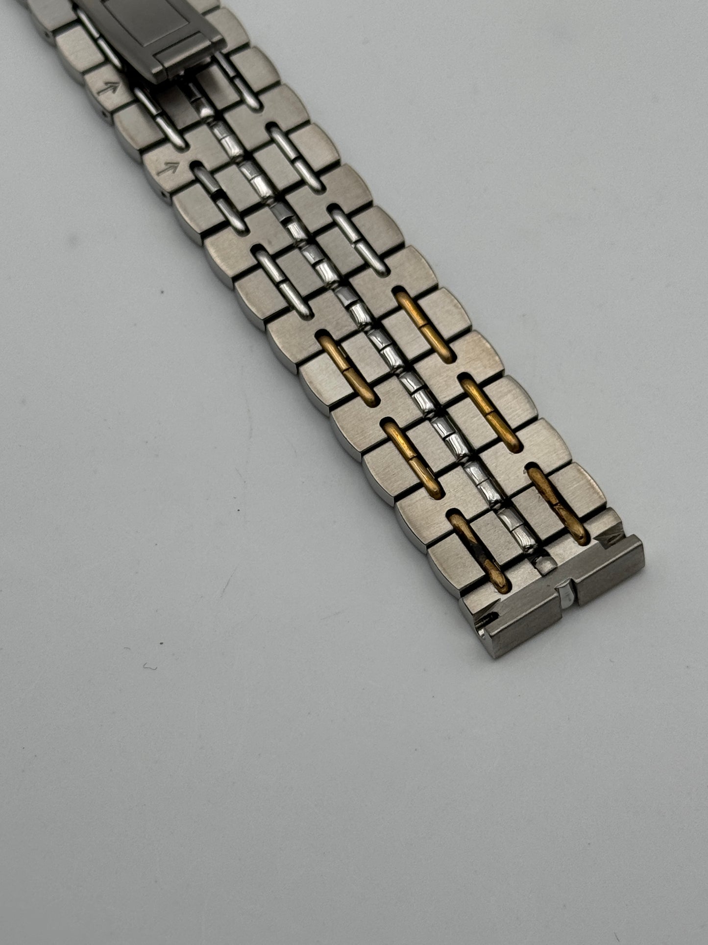 Lucien Rochat bracciale bracelet 18mm steel and gold 18kt