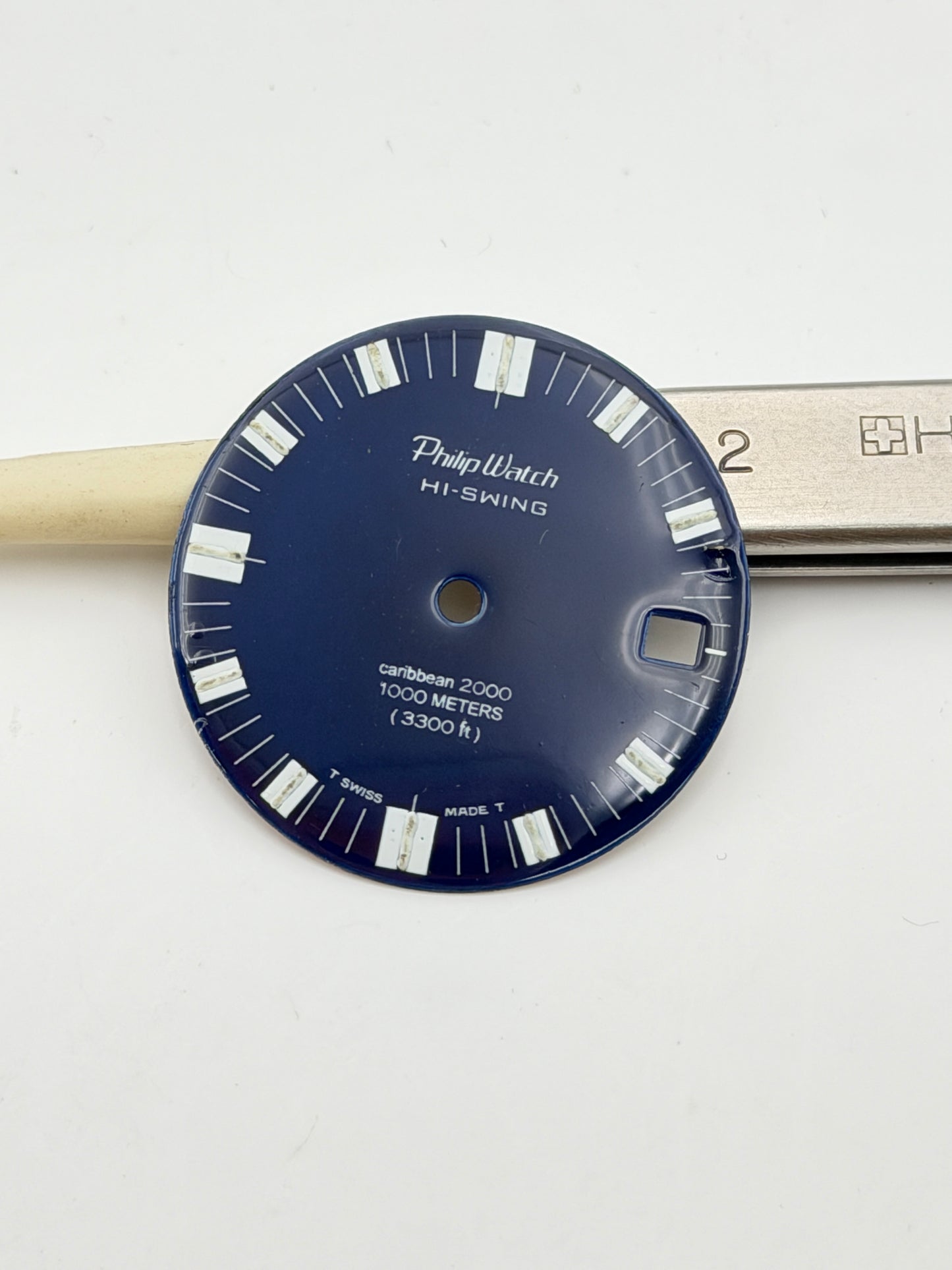 philip watch hi-swing caribbean 200 dial quadrante