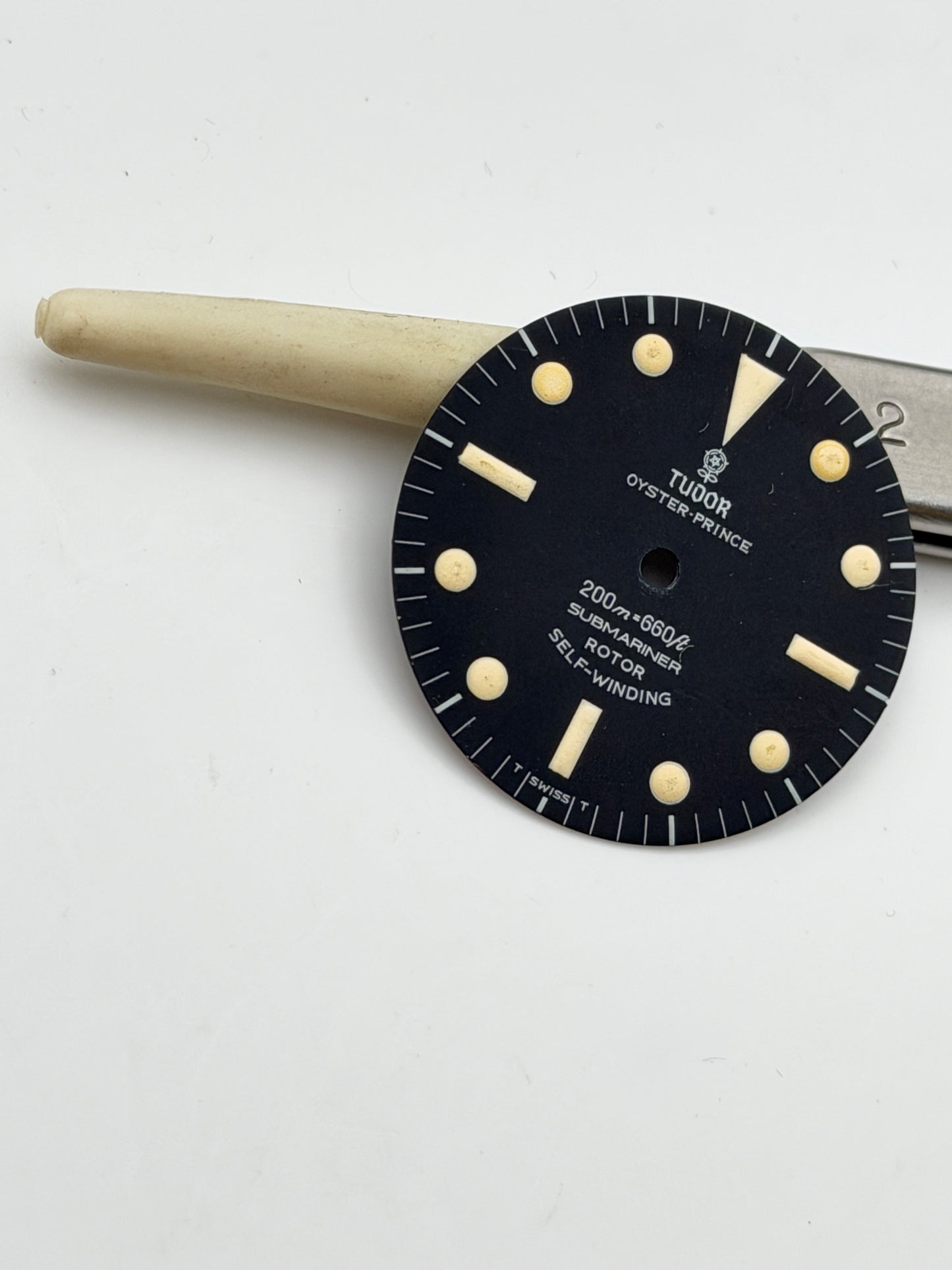 tudor singer oyster prince 200m submariner rotor self winding 26mm rare dial