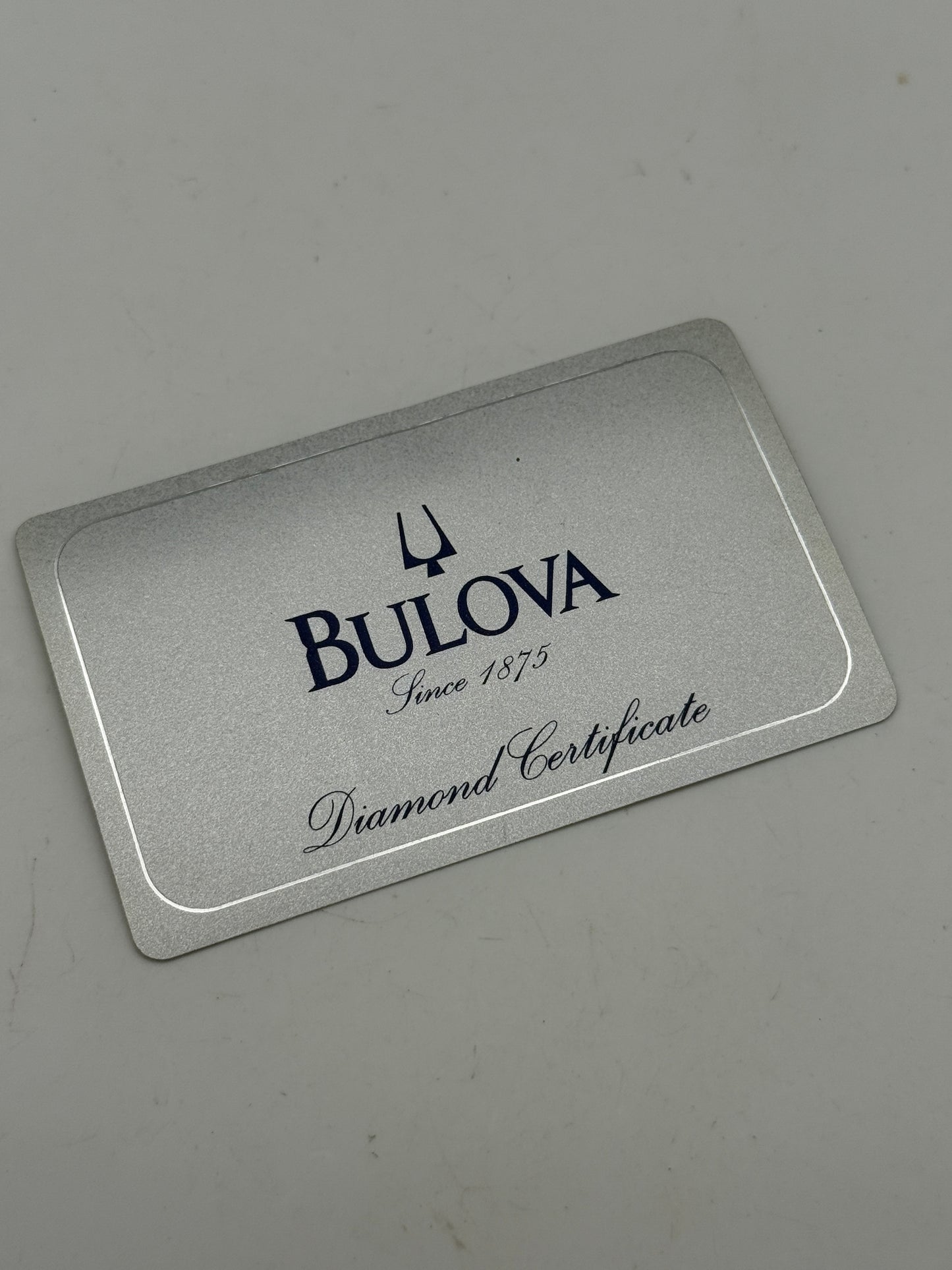 bulova garanzia 63r20 warranty guarantee swiss made
