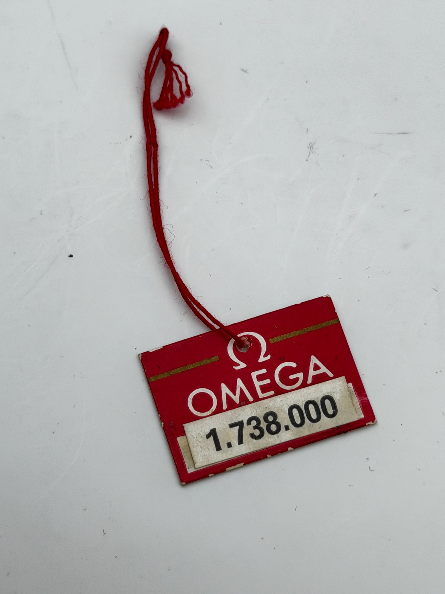 tag omega vintage nos cartellino