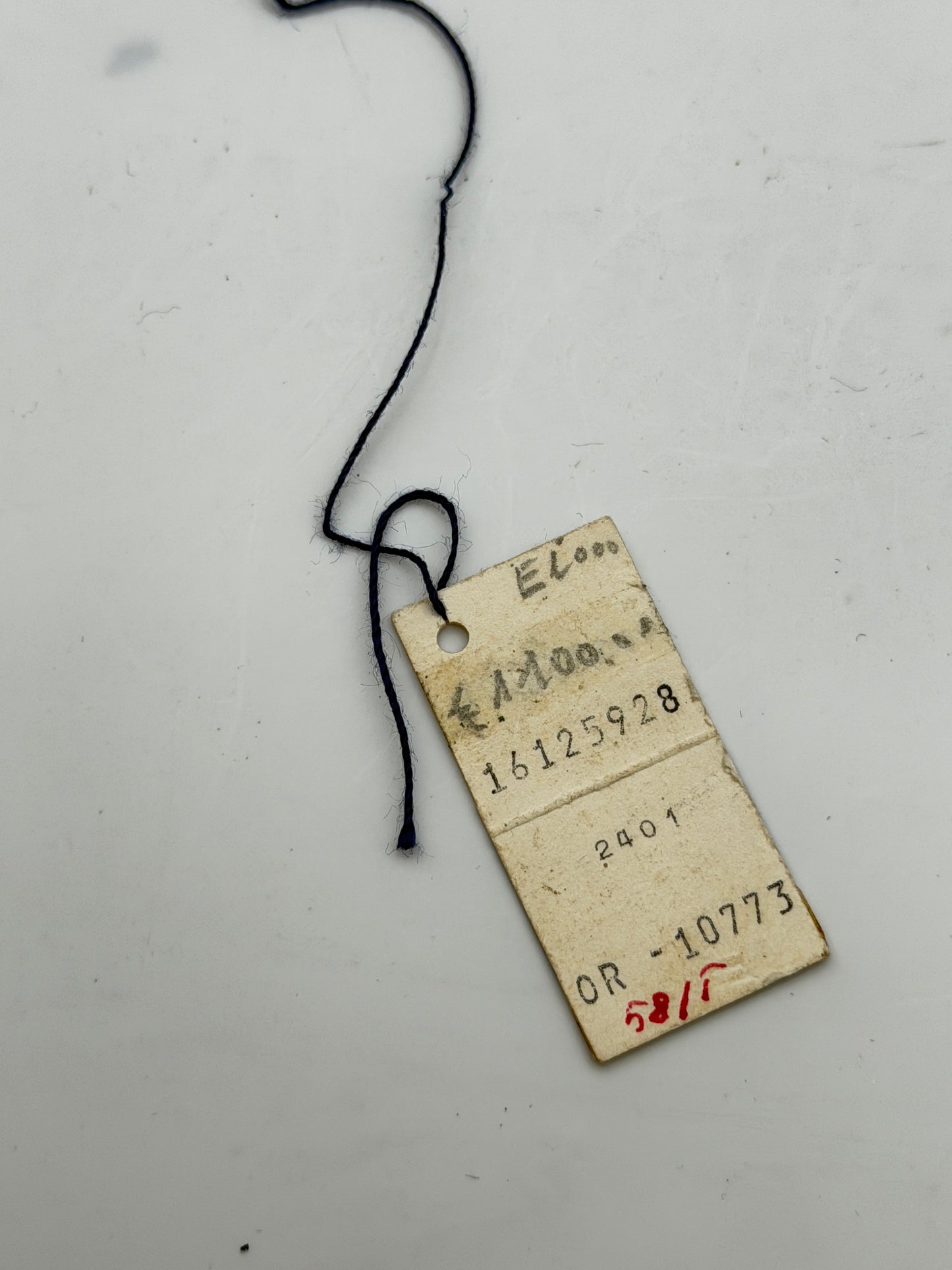 tag tissot cartellino vintage nos