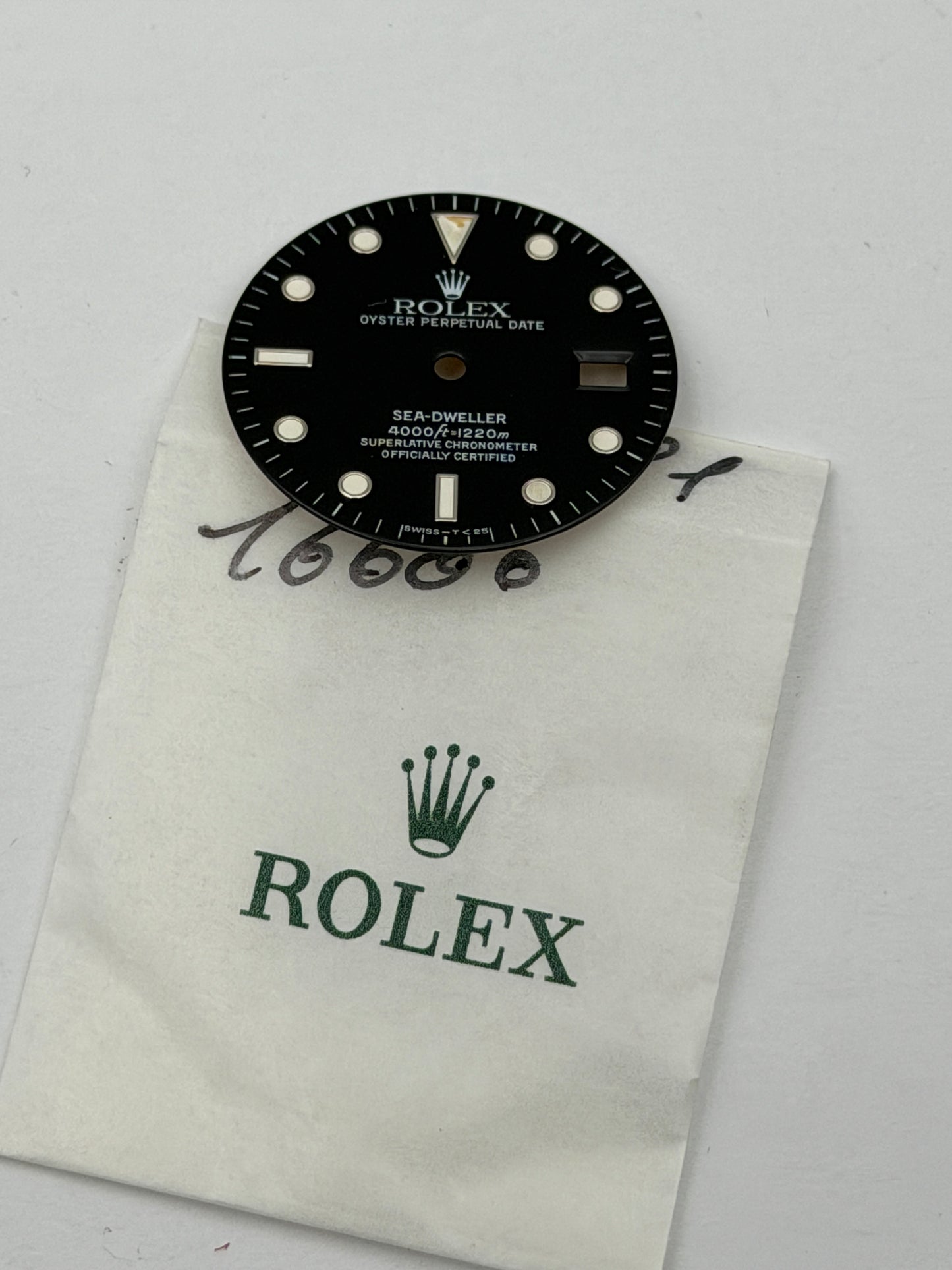 Rolex sea dweller 16600 swiss -t<25 dial quadrante originale genuine