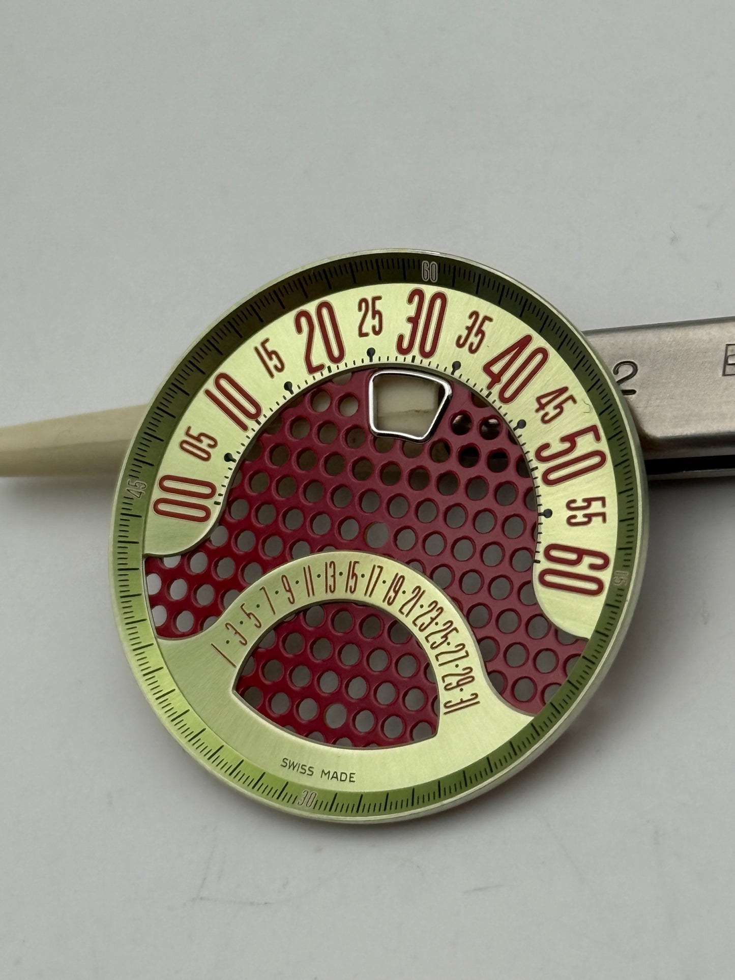 gerald genta retrograde dial quadrante bsp.y.10 116557 34,3mm
