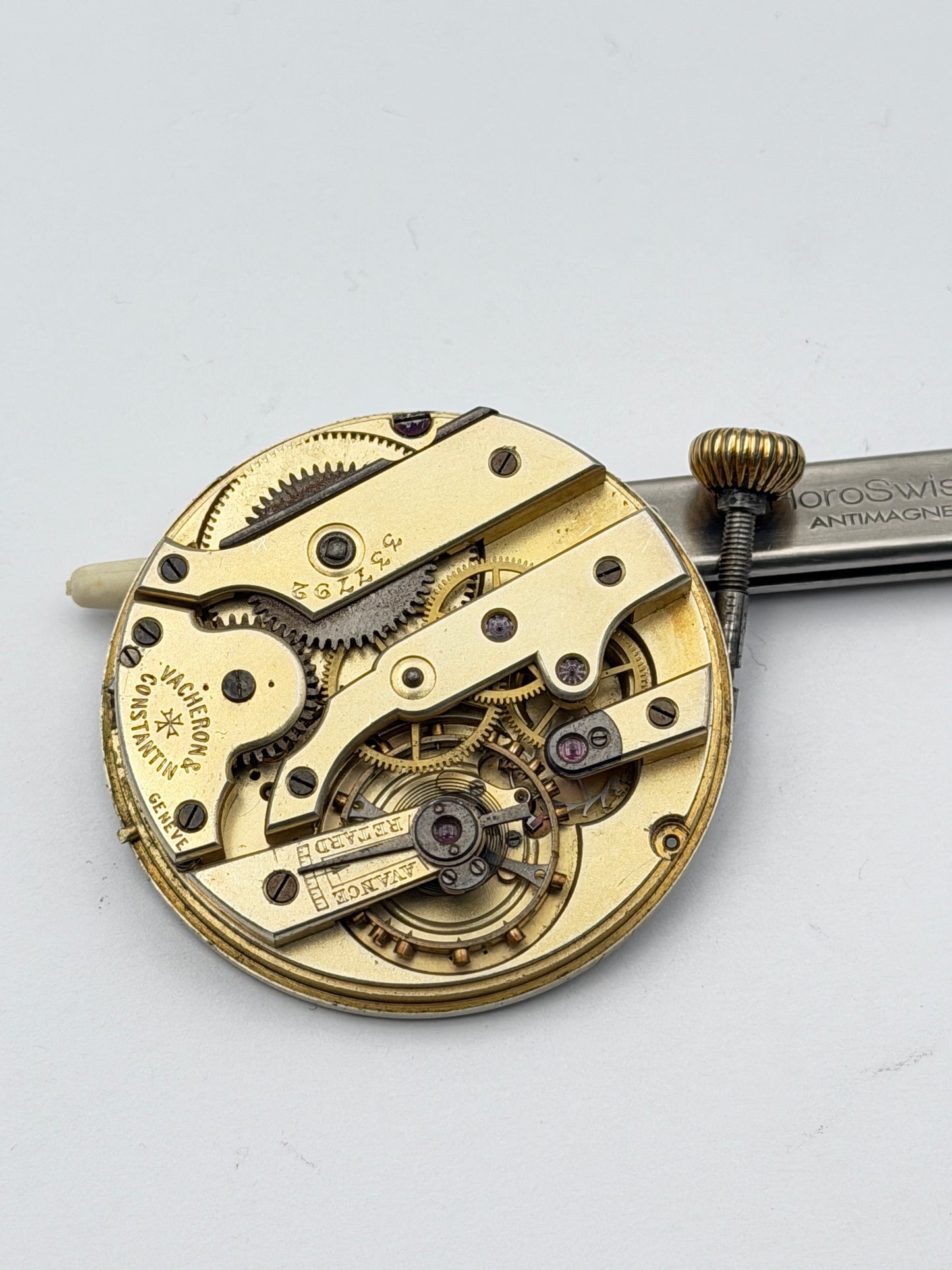 vacheron constantin pocket watch 43.2mm movement movimento rare vintage