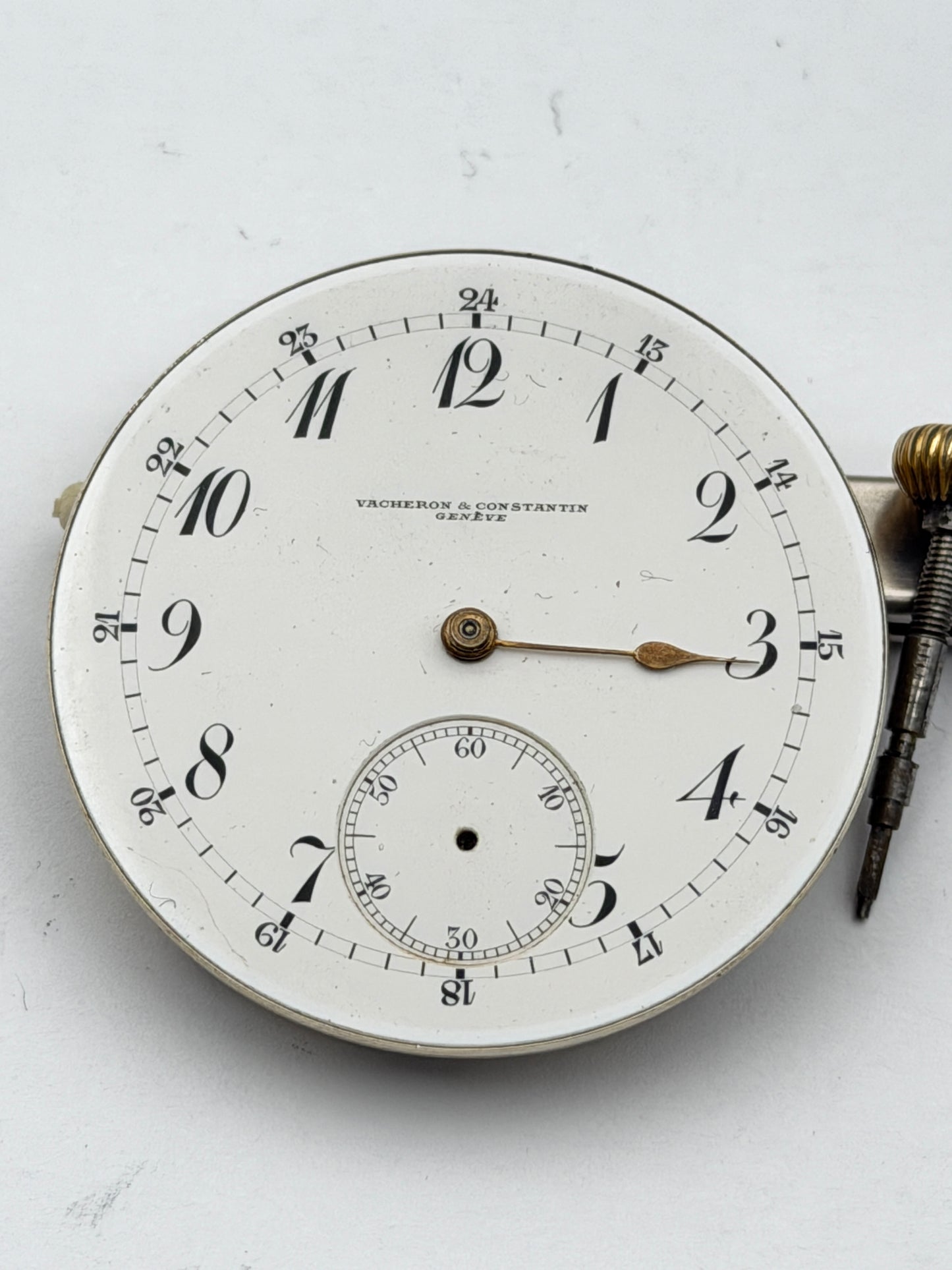 vacheron constantin pocket watch 43.2mm movement movimento rare vintage