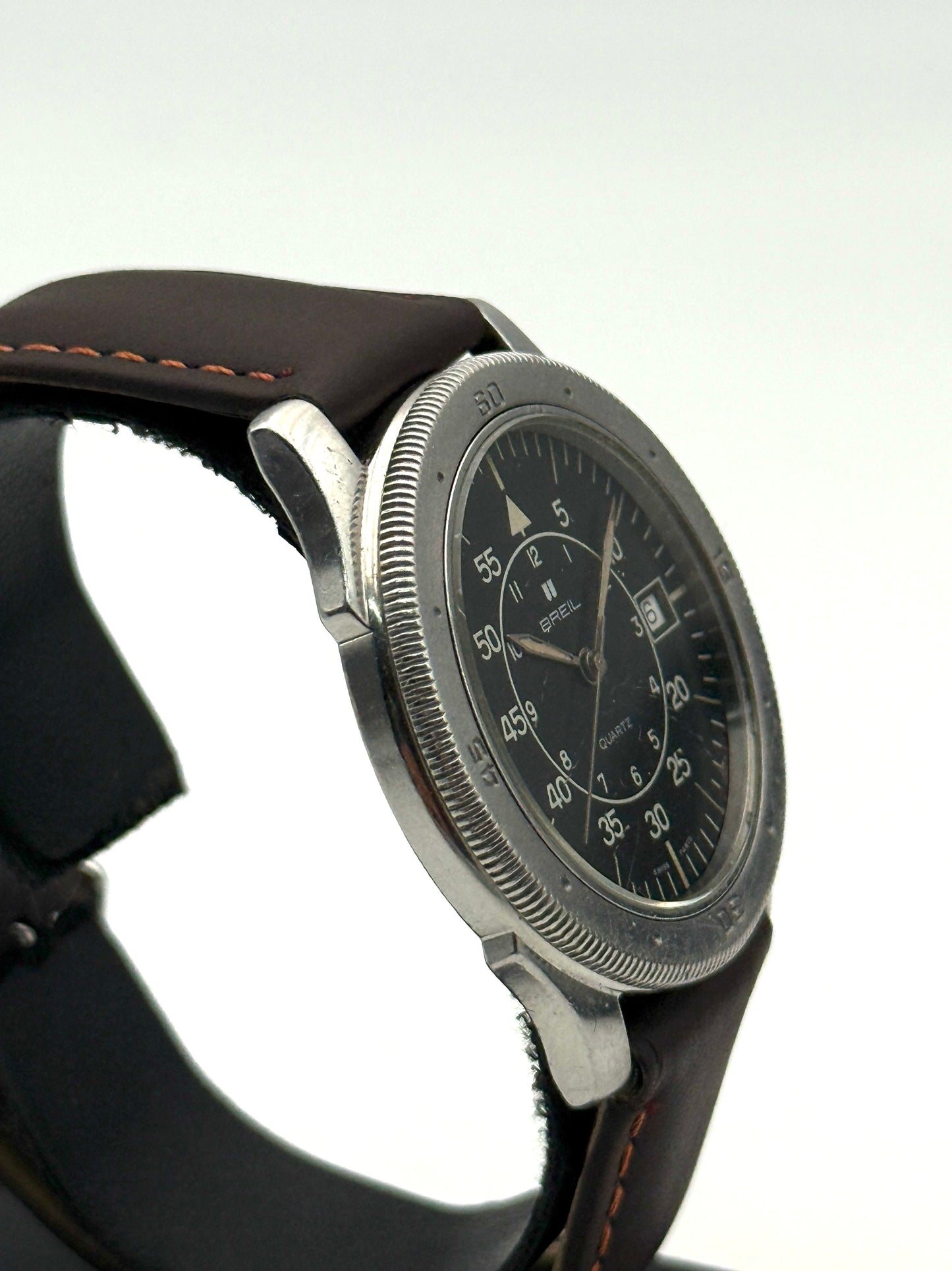 breil aviator swiss made vintage 39mm