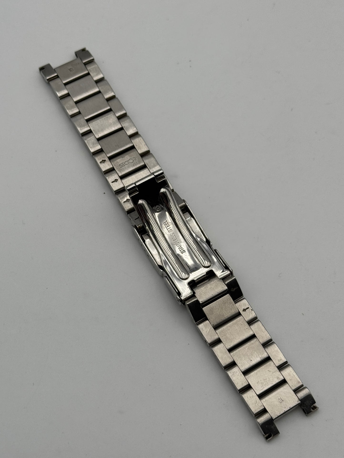 Sector 19mm bracciale bracelet acciaio