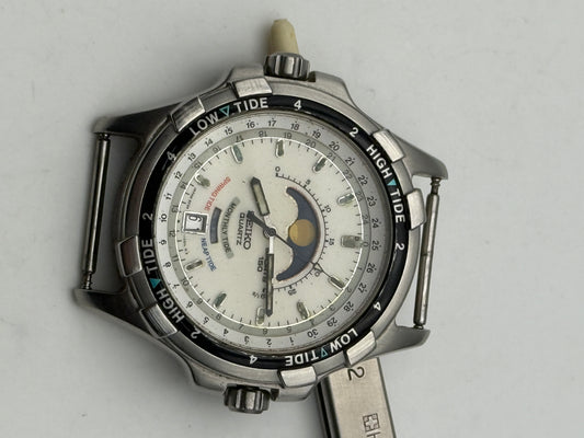 seiko sports 150 monthly tide 6f24-7010 43mm
