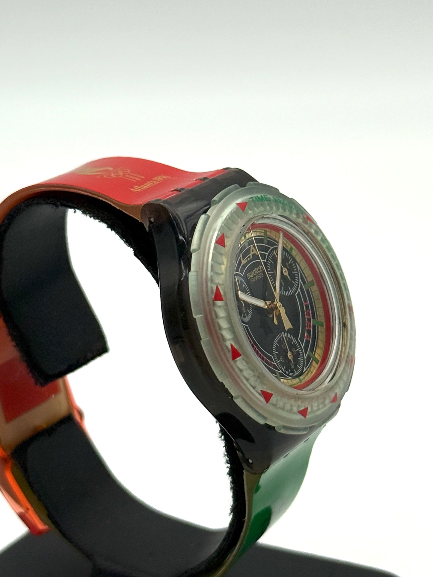 swatch atalanta 1996 chronograph vintage
