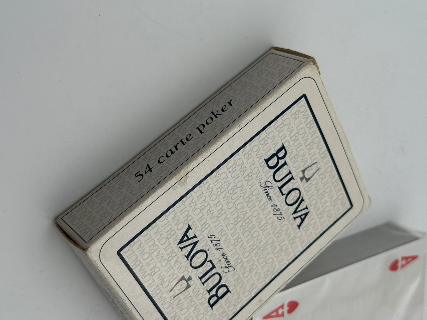 bulova swiss made gadget card poker game nos modiano