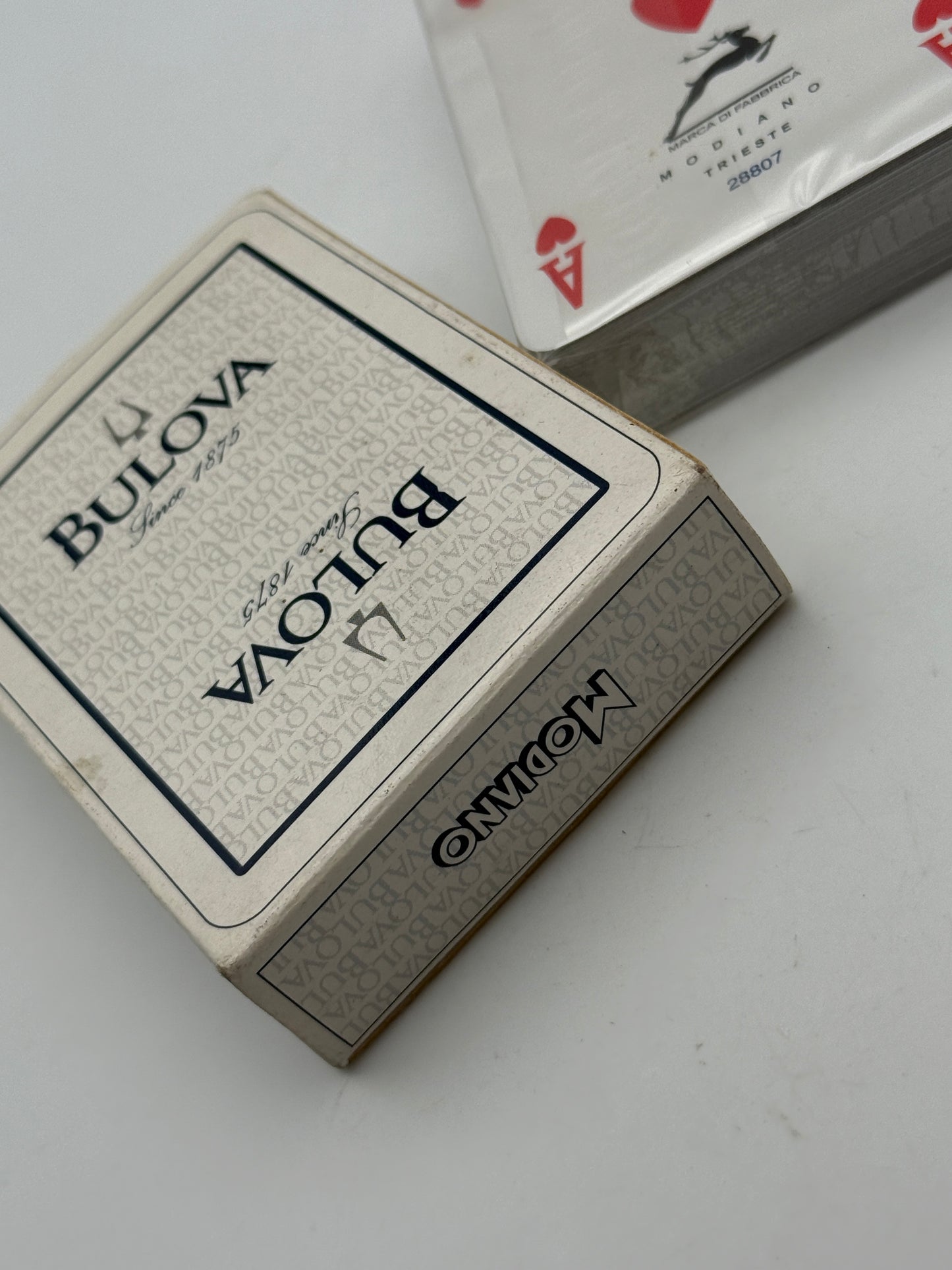 bulova swiss made gadget card poker game nos modiano