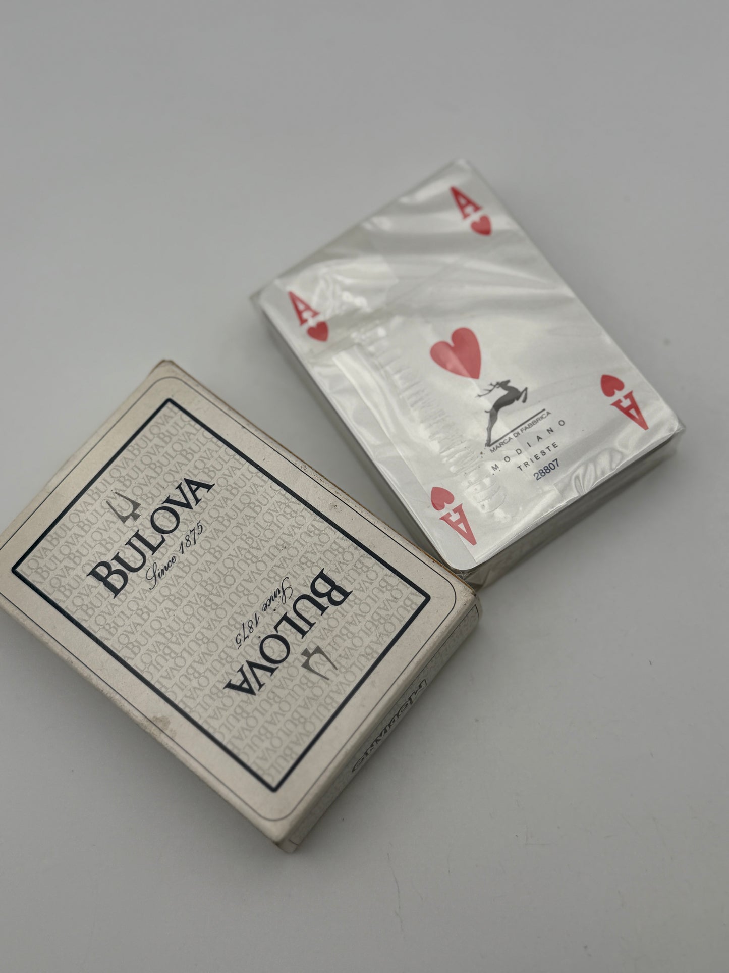 bulova swiss made gadget card poker game nos modiano