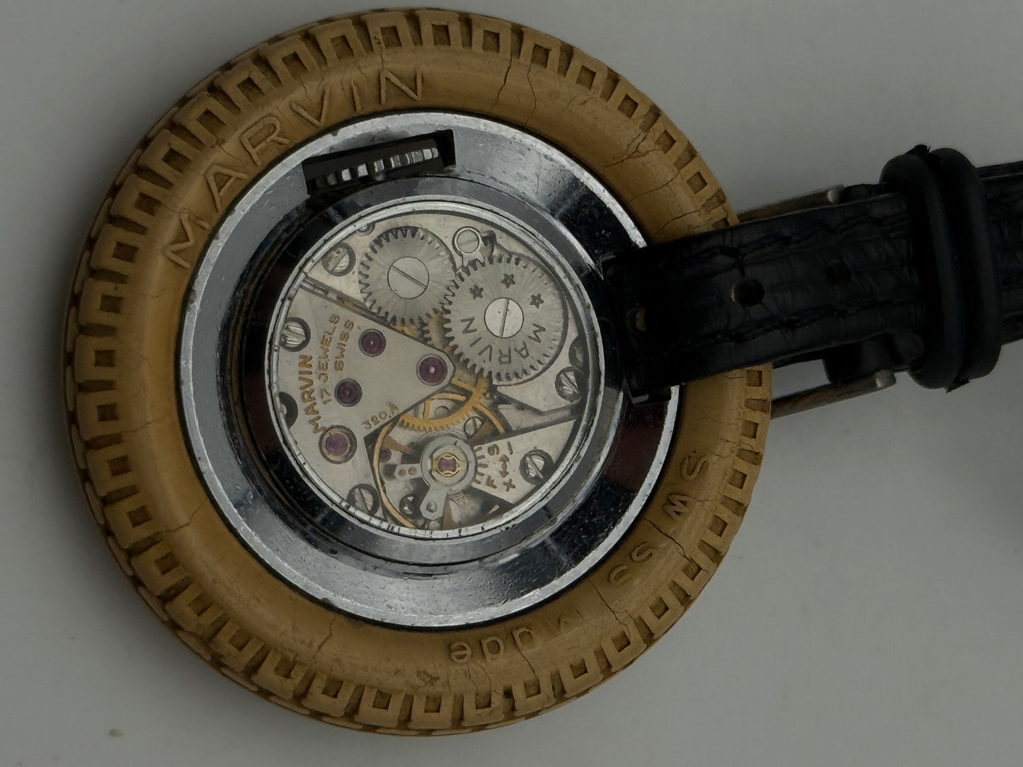 marvin ruotino wheel swiss made patented 42mm