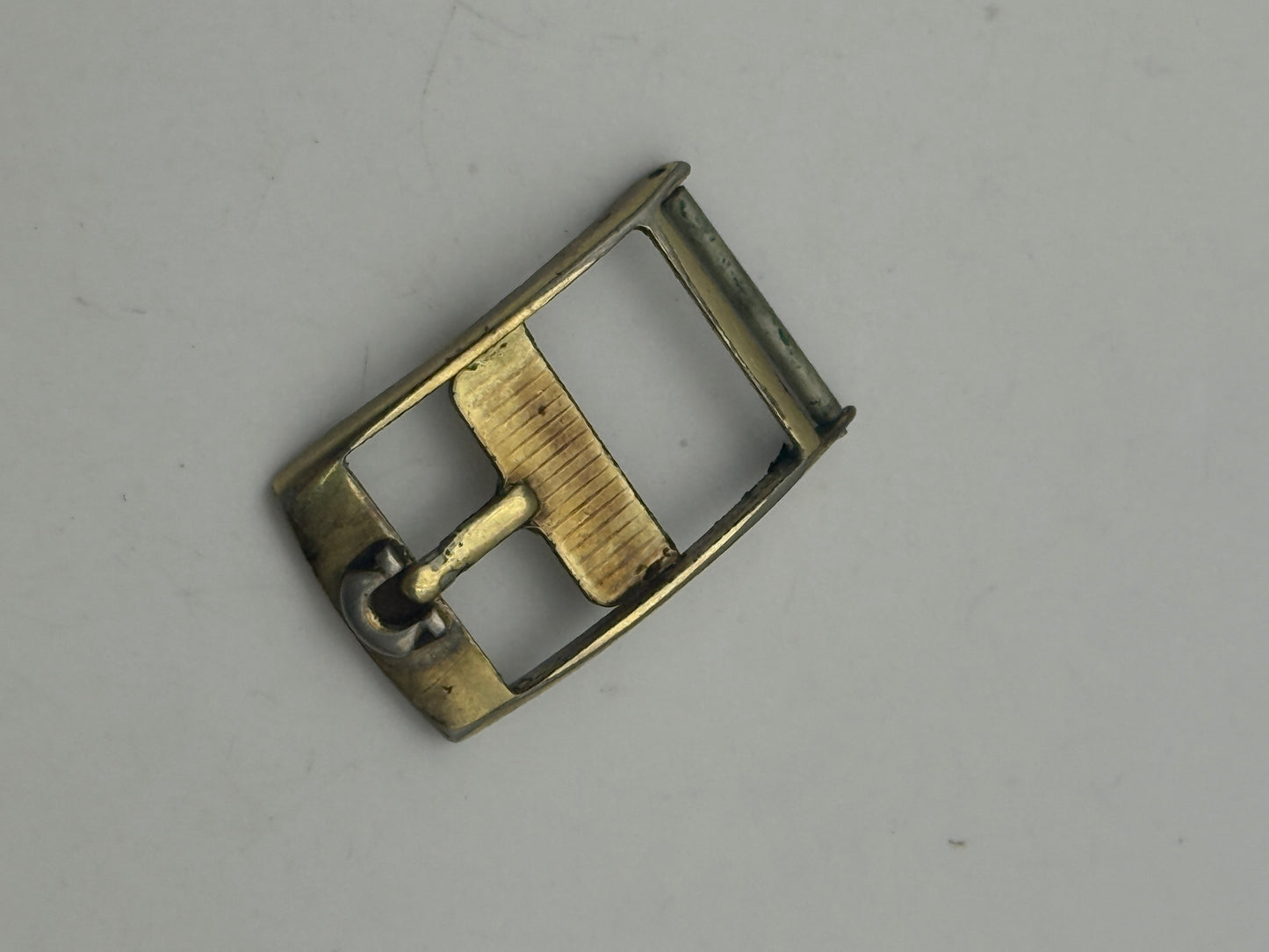 omega fibbia buckle 14mm gold plated model deposè