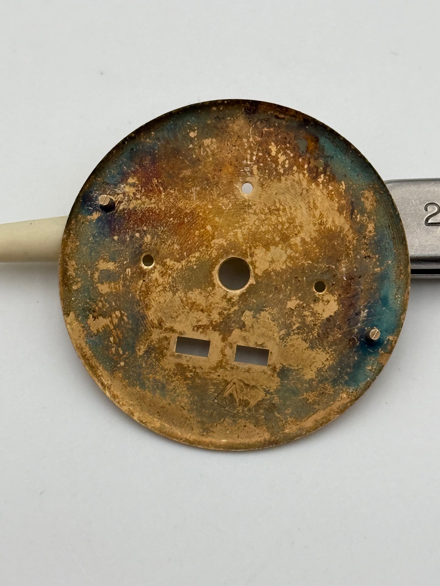 valjoux 72c nos 31,5mm dial quadrante chrono calendar rare